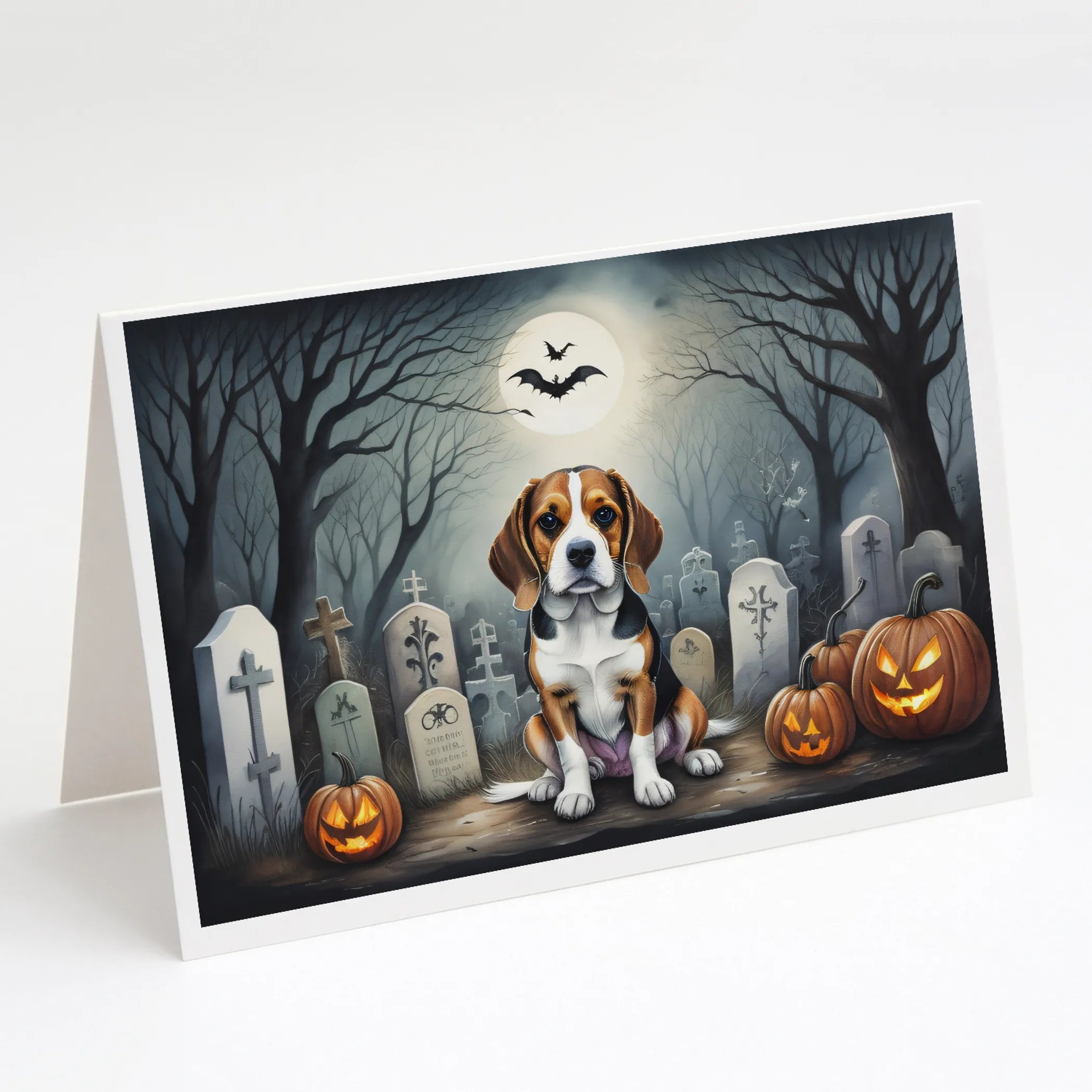 Spooky Halloween Greeting Cards  - Size: 5X7 | Pack Of: 8 | Collection name: Spooky halloween
