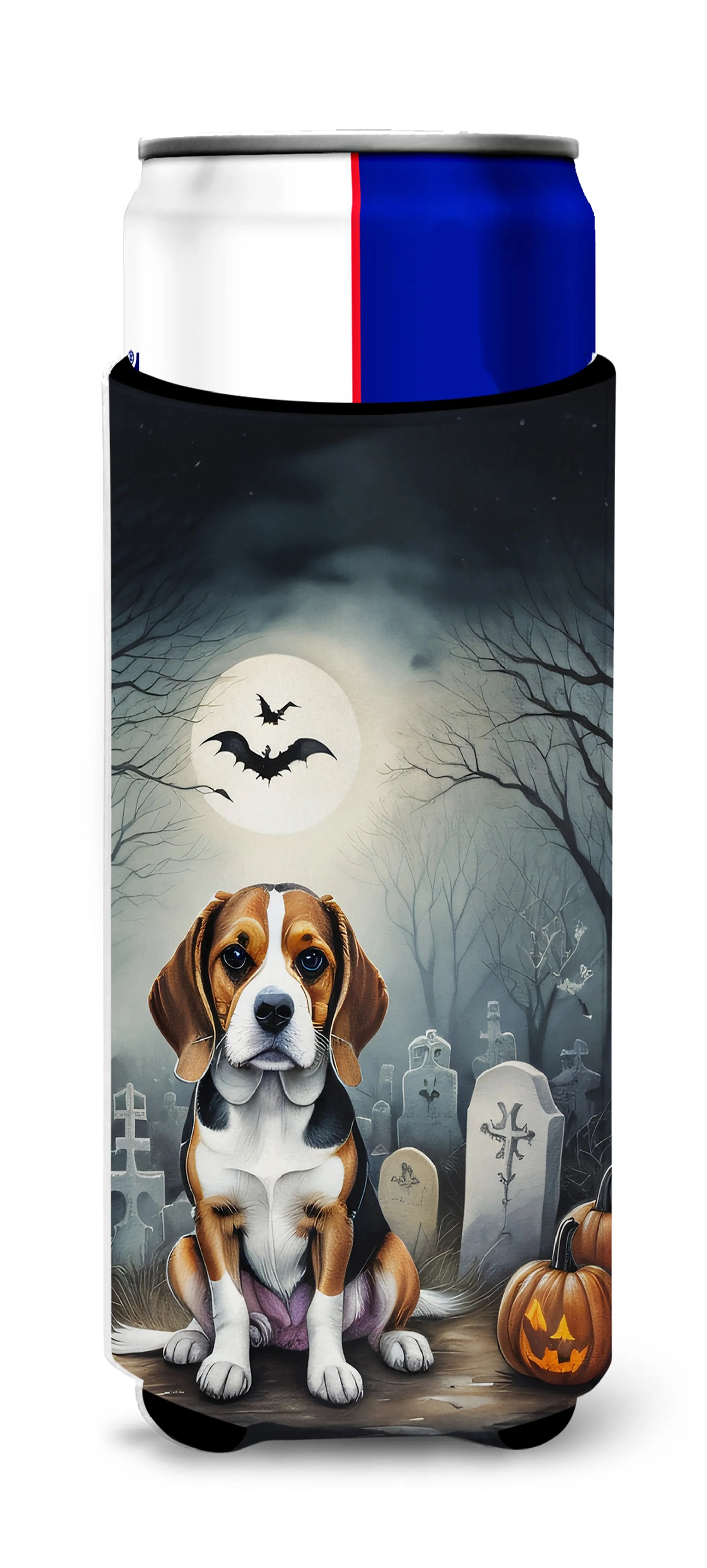 Spooky Halloween Hugger for Ultra Slim Cans - Size: SLIM CAN | Pack Of: 1 | Collection name: Spooky halloween
