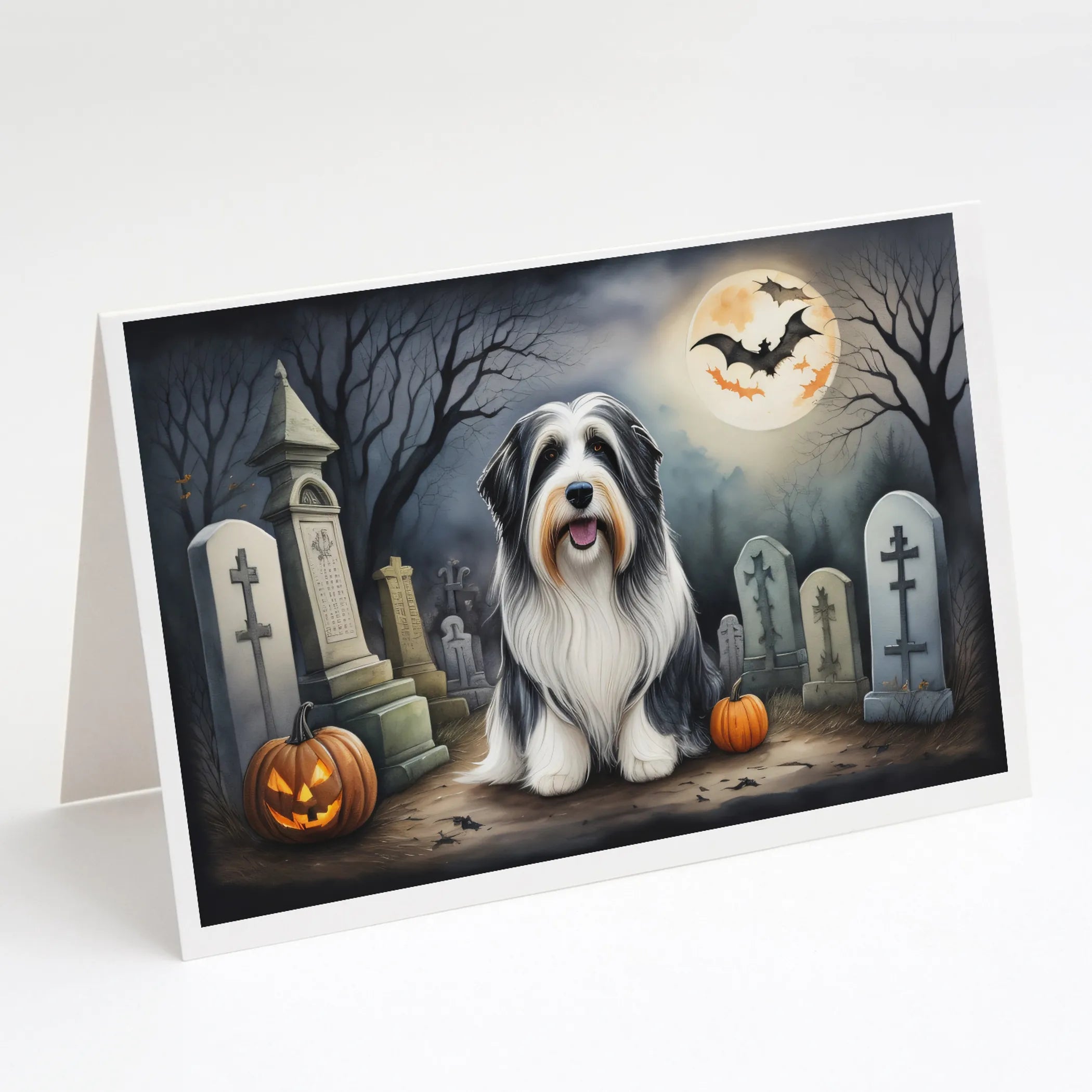 Spooky Halloween Greeting Cards  - Size: 5X7 | Pack Of: 8 | Collection name: Spooky halloween