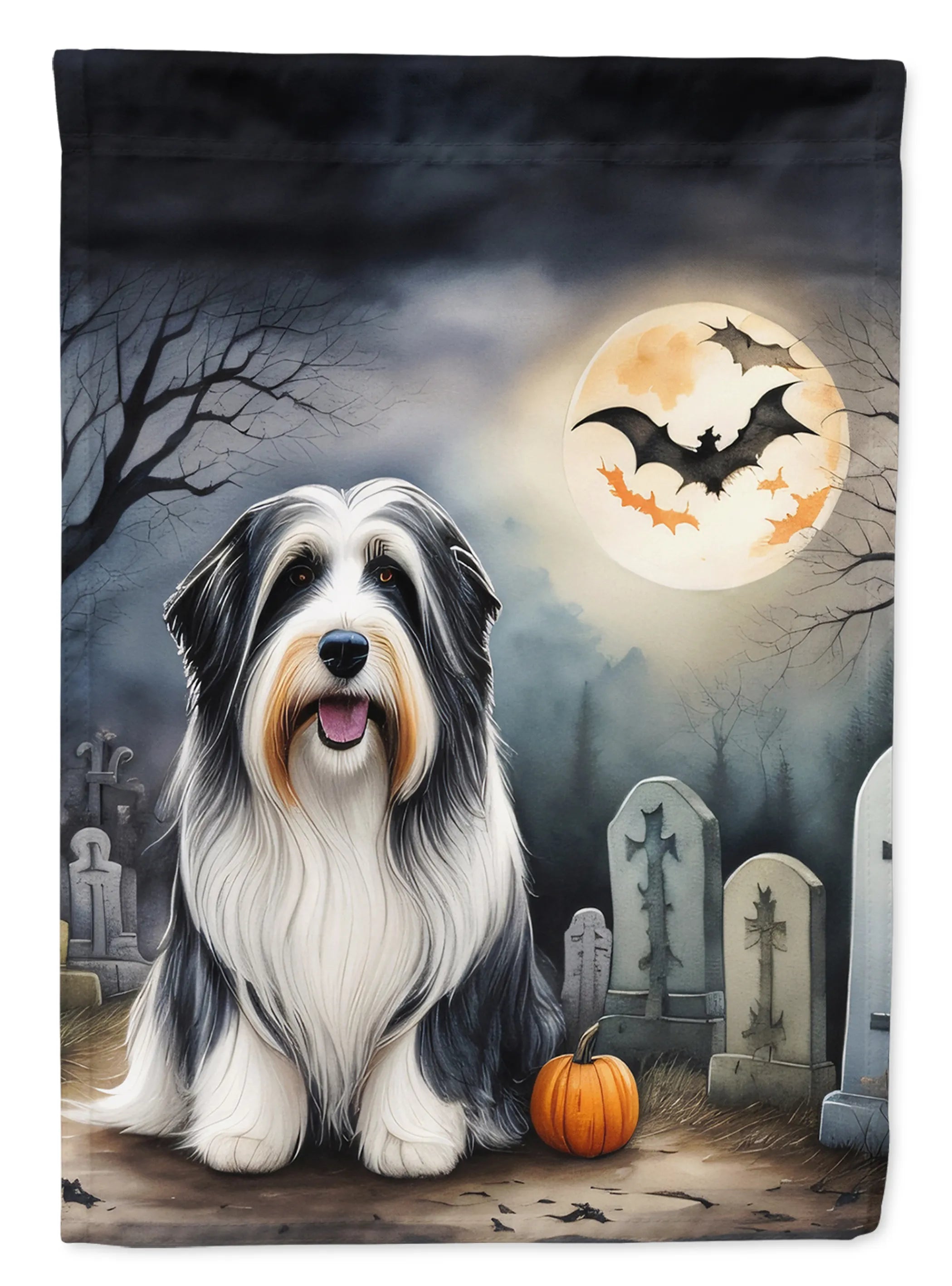 Spooky Halloween Decorative Flag - Pack Of: 1 | Collection name: Spooky halloween