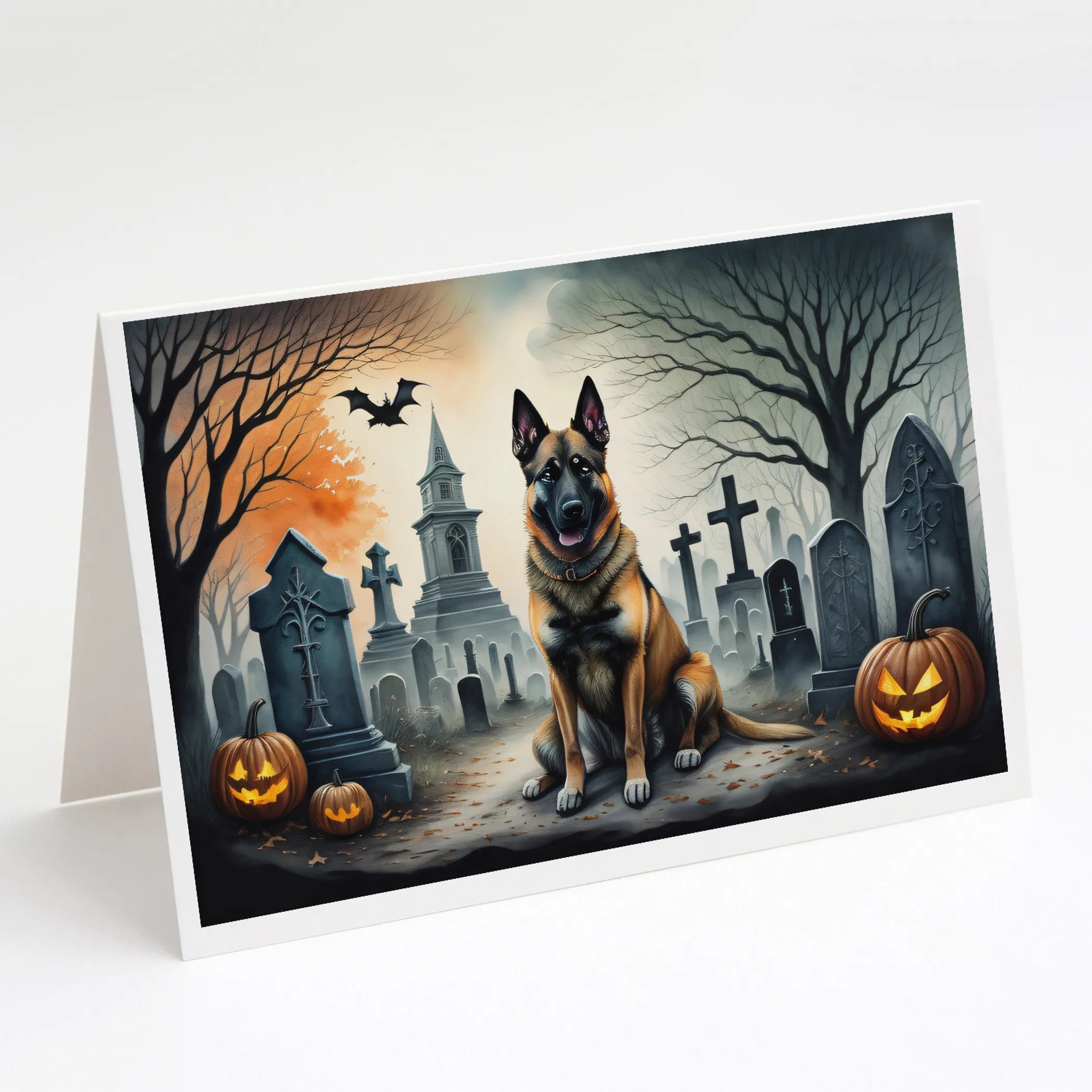 Spooky Halloween Greeting Cards  - Size: 5X7 | Pack Of: 8 | Collection name: Spooky halloween