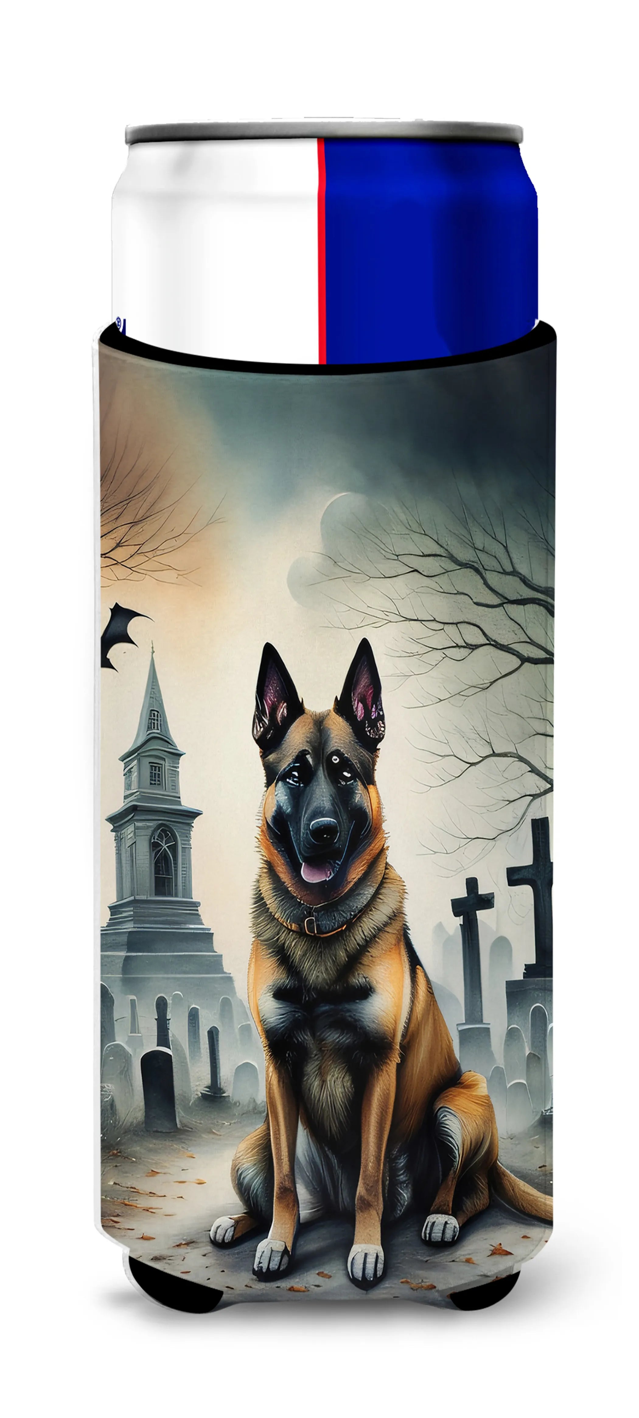 Spooky Halloween Hugger for Ultra Slim Cans - Size: SLIM CAN | Pack Of: 1 | Collection name: Spooky halloween