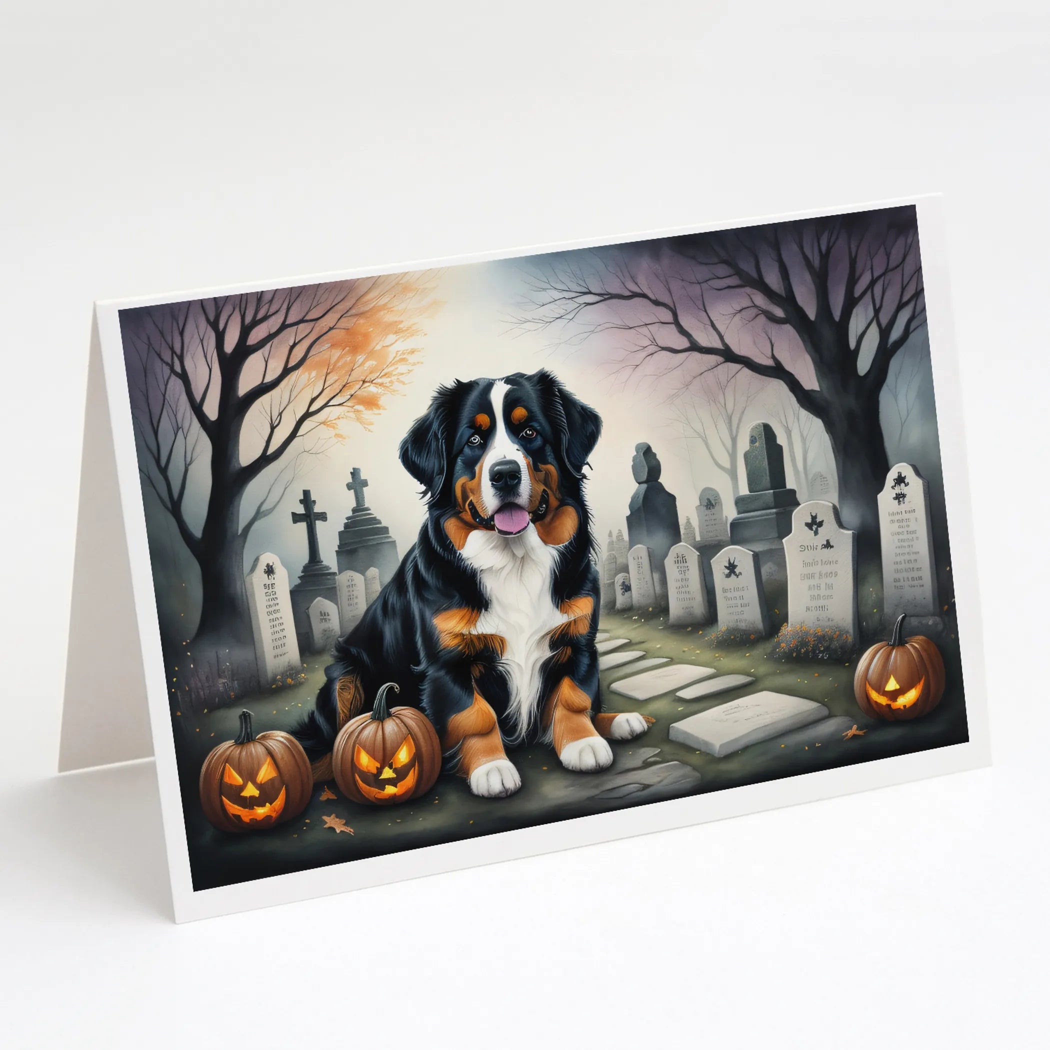 Spooky Halloween Greeting Cards  - Size: 5X7 | Pack Of: 8 | Collection name: Spooky halloween