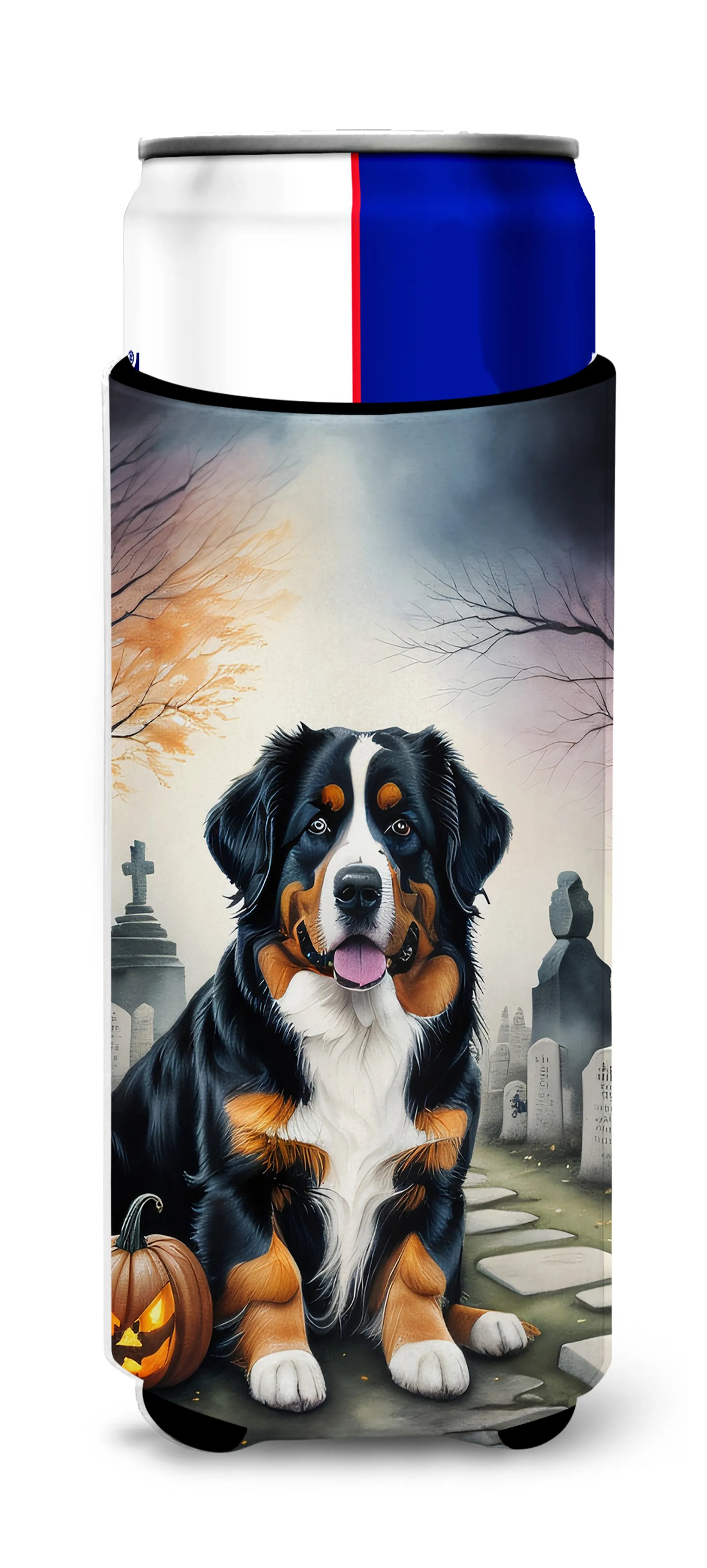 Spooky Halloween Hugger for Ultra Slim Cans - Size: SLIM CAN | Pack Of: 1 | Collection name: Spooky halloween