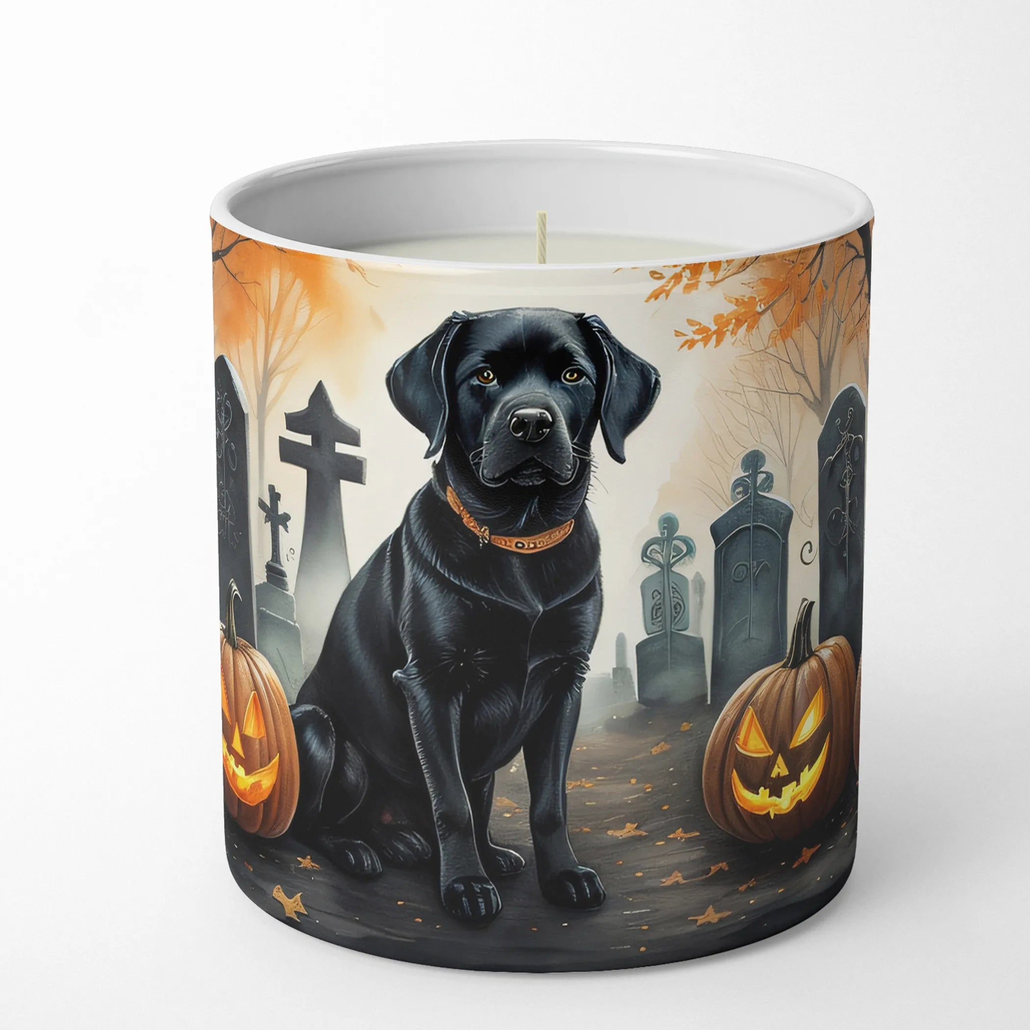 Spooky Halloween Decorative Soy Candle - Size: 10 OZ | Pack Of: 1 | Collection name: Spooky halloween