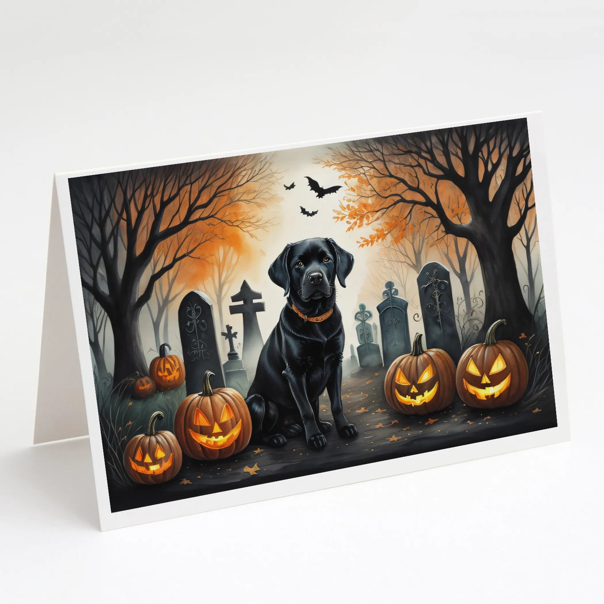 Spooky Halloween Greeting Cards  - Size: 5X7 | Pack Of: 8 | Collection name: Spooky halloween