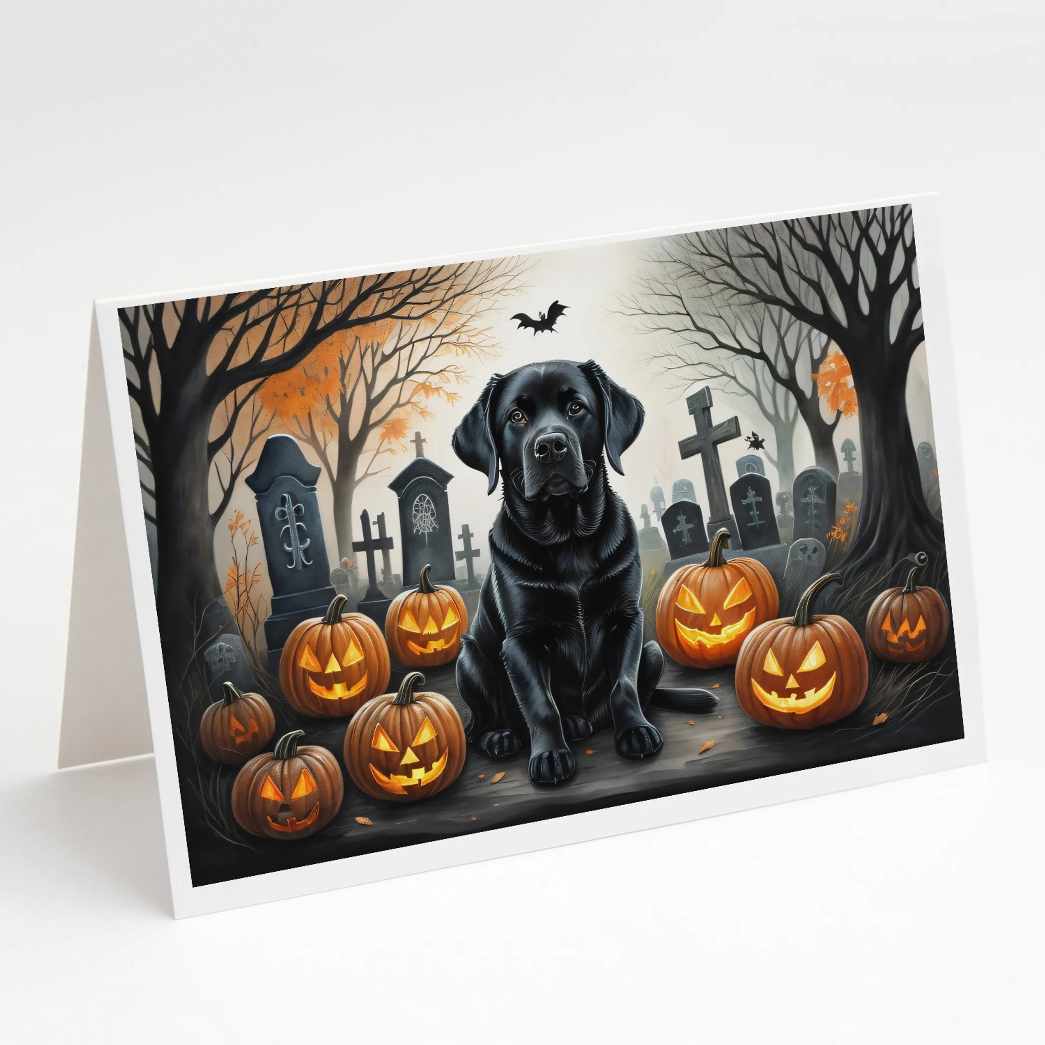 Spooky Halloween Greeting Cards  - Size: 5X7 | Pack Of: 8 | Collection name: Spooky halloween