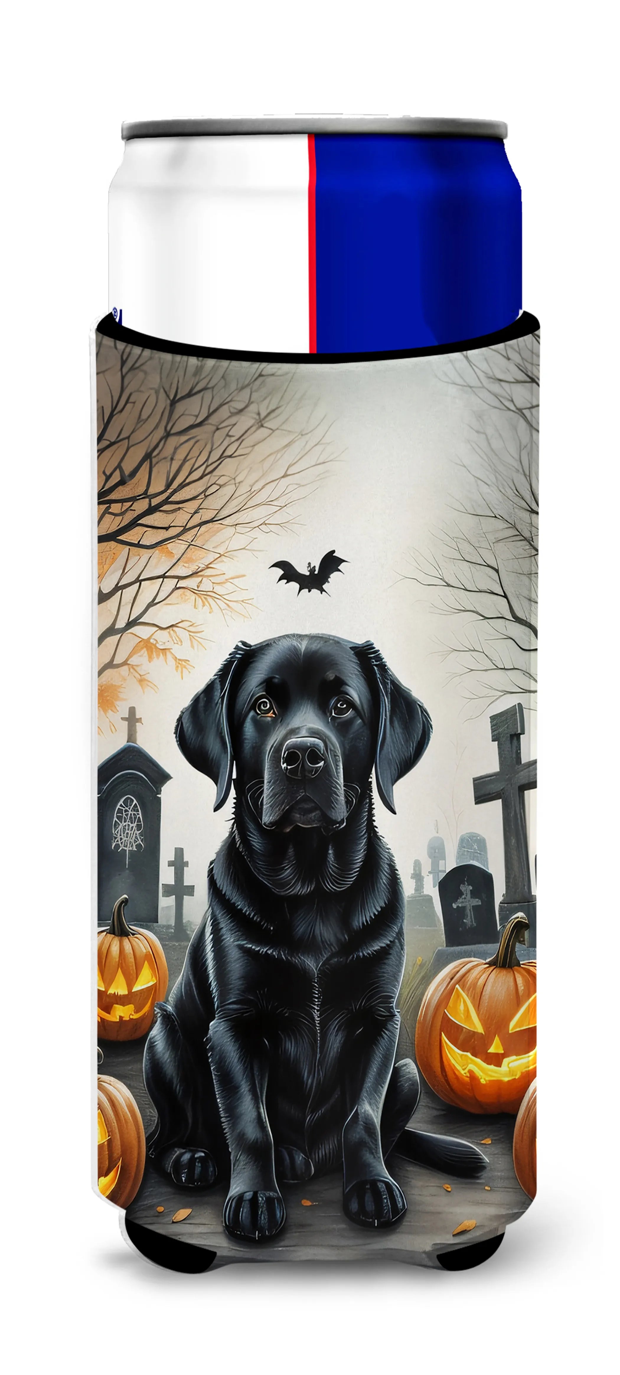 Spooky Halloween Hugger for Ultra Slim Cans - Size: SLIM CAN | Pack Of: 1 | Collection name: Spooky halloween