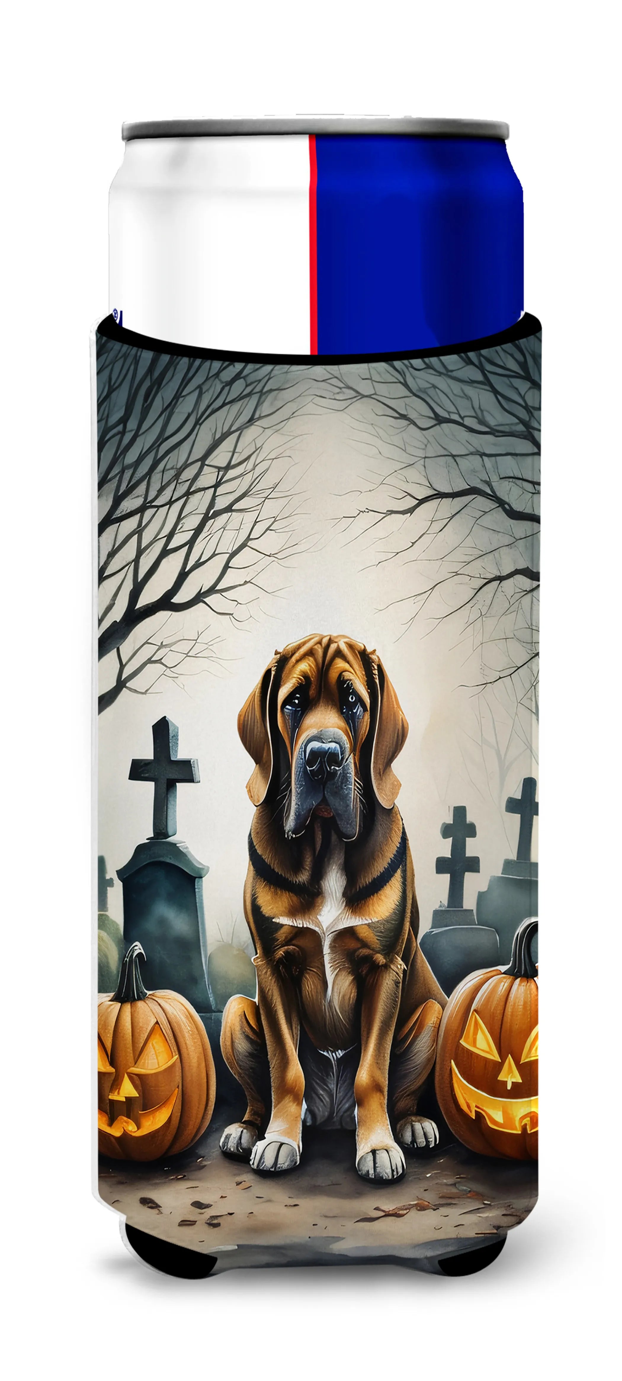 Spooky Halloween Hugger for Ultra Slim Cans - Size: SLIM CAN | Pack Of: 1 | Collection name: Spooky halloween