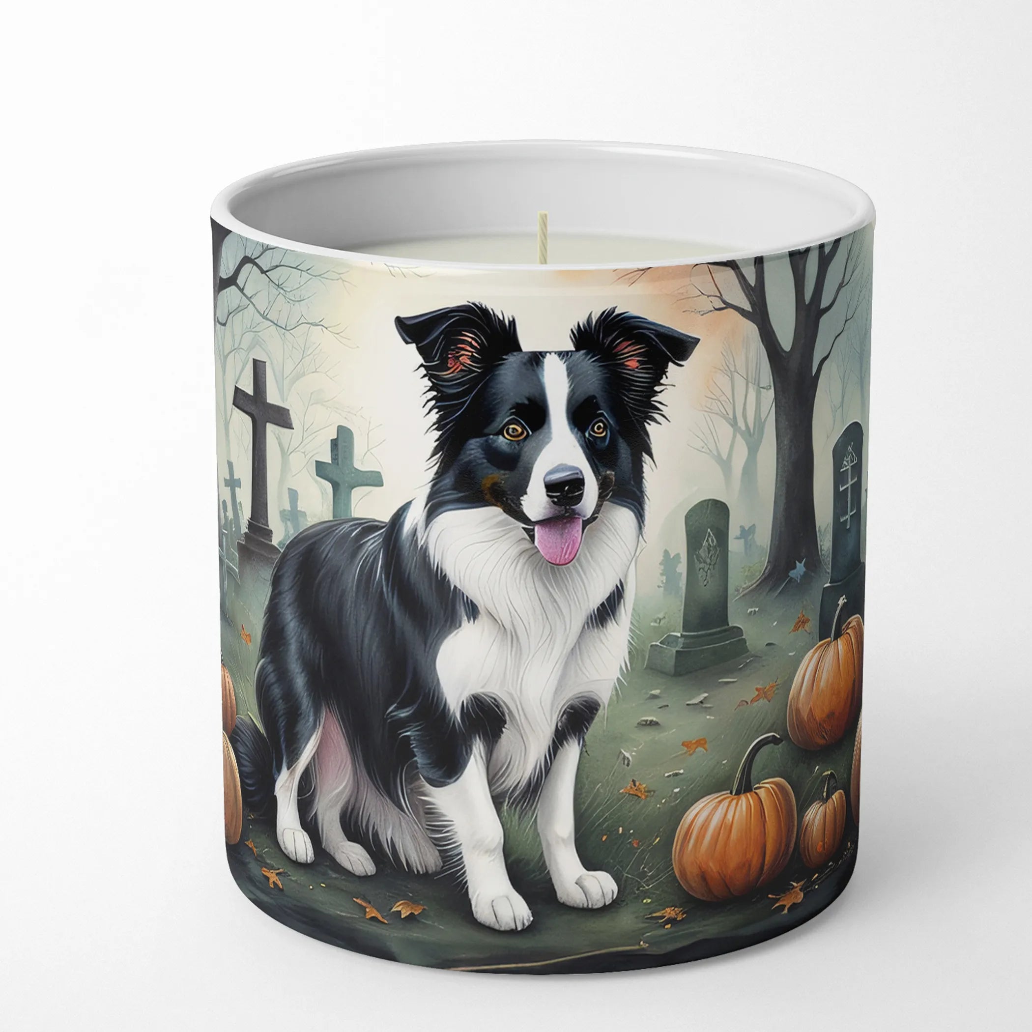 Spooky Halloween Decorative Soy Candle - Size: 10 OZ | Pack Of: 1 | Collection name: Spooky halloween