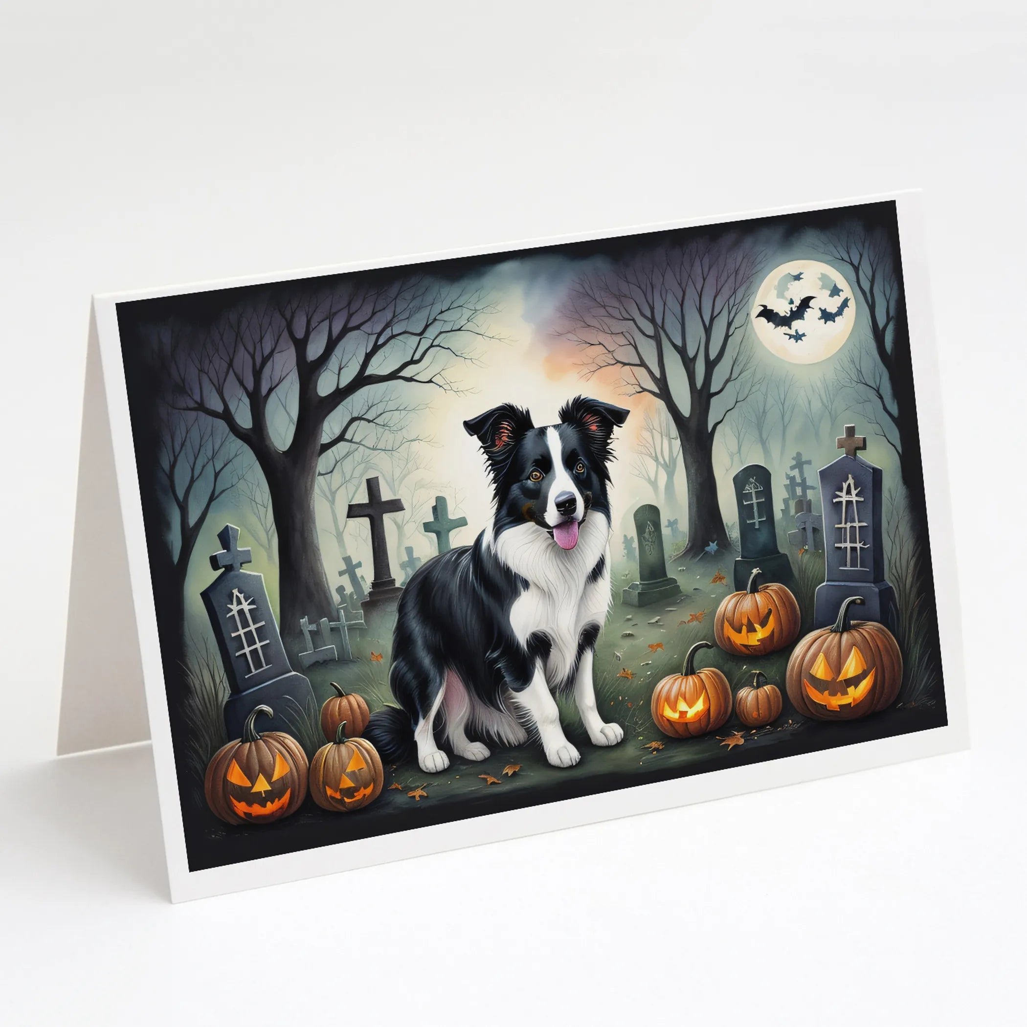 Spooky Halloween Greeting Cards  - Size: 5X7 | Pack Of: 8 | Collection name: Spooky halloween