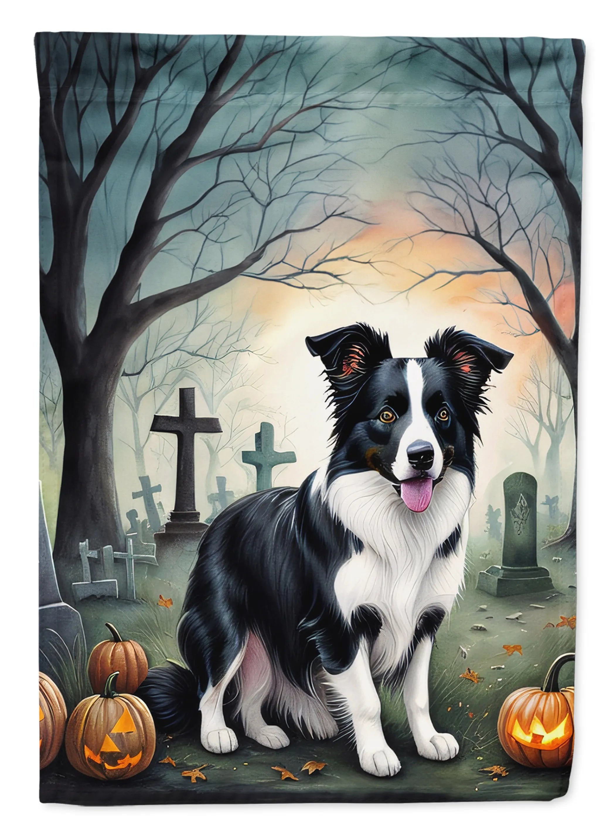 Spooky Halloween Decorative Flag - Pack Of: 1 | Collection name: Spooky halloween