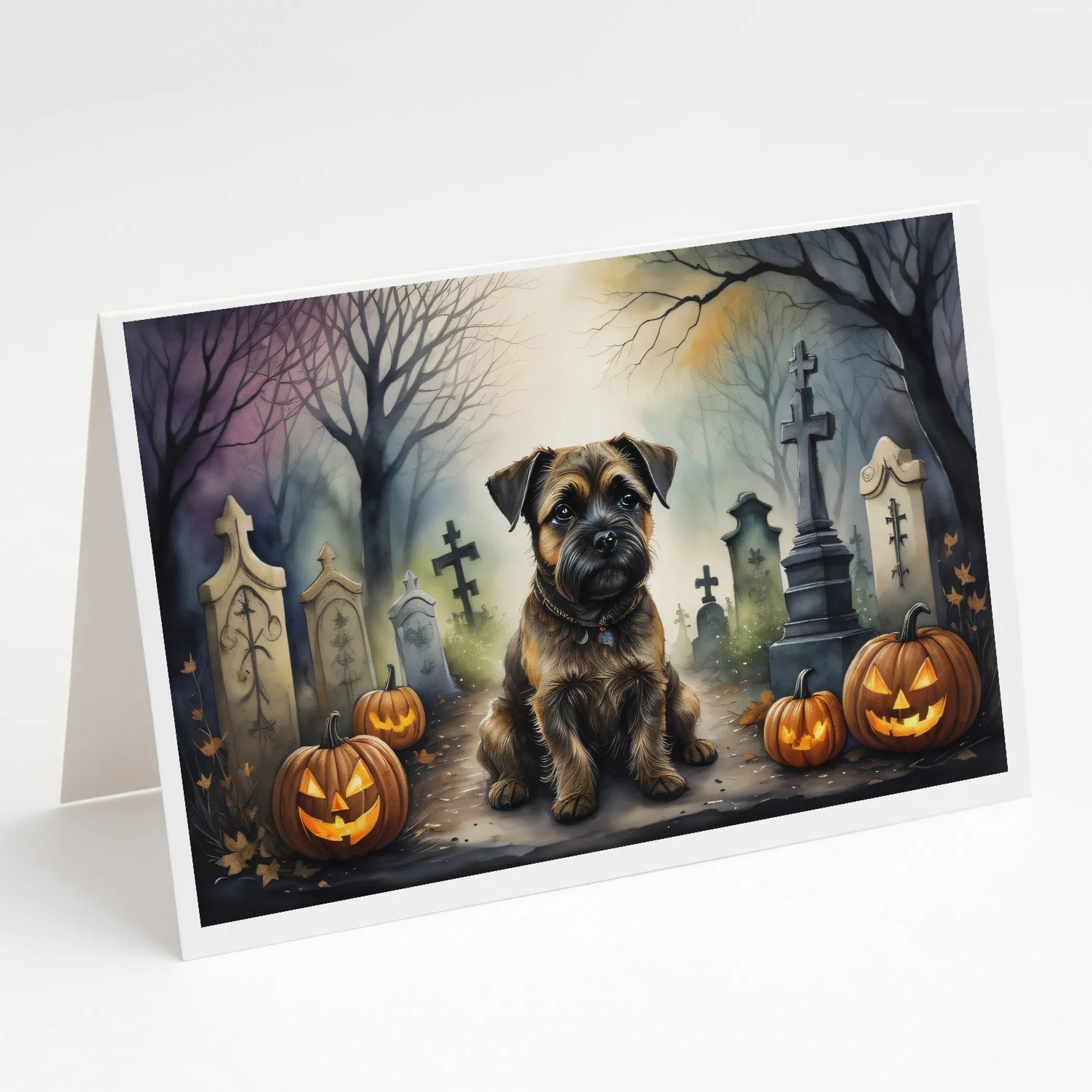 Spooky Halloween Greeting Cards  - Size: 5X7 | Pack Of: 8 | Collection name: Spooky halloween