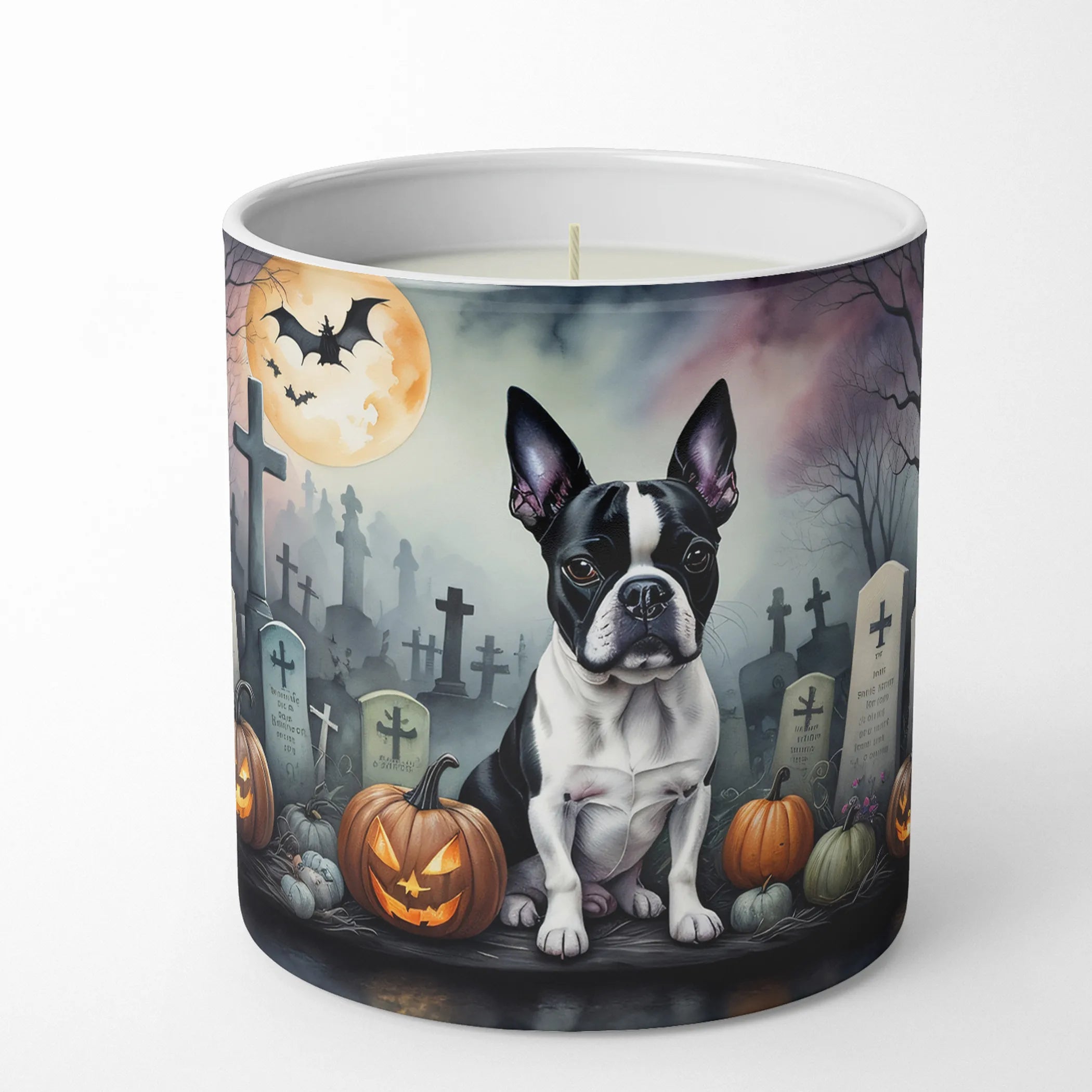 Spooky Halloween Decorative Soy Candle - Size: 10 OZ | Pack Of: 1 | Collection name: Spooky halloween