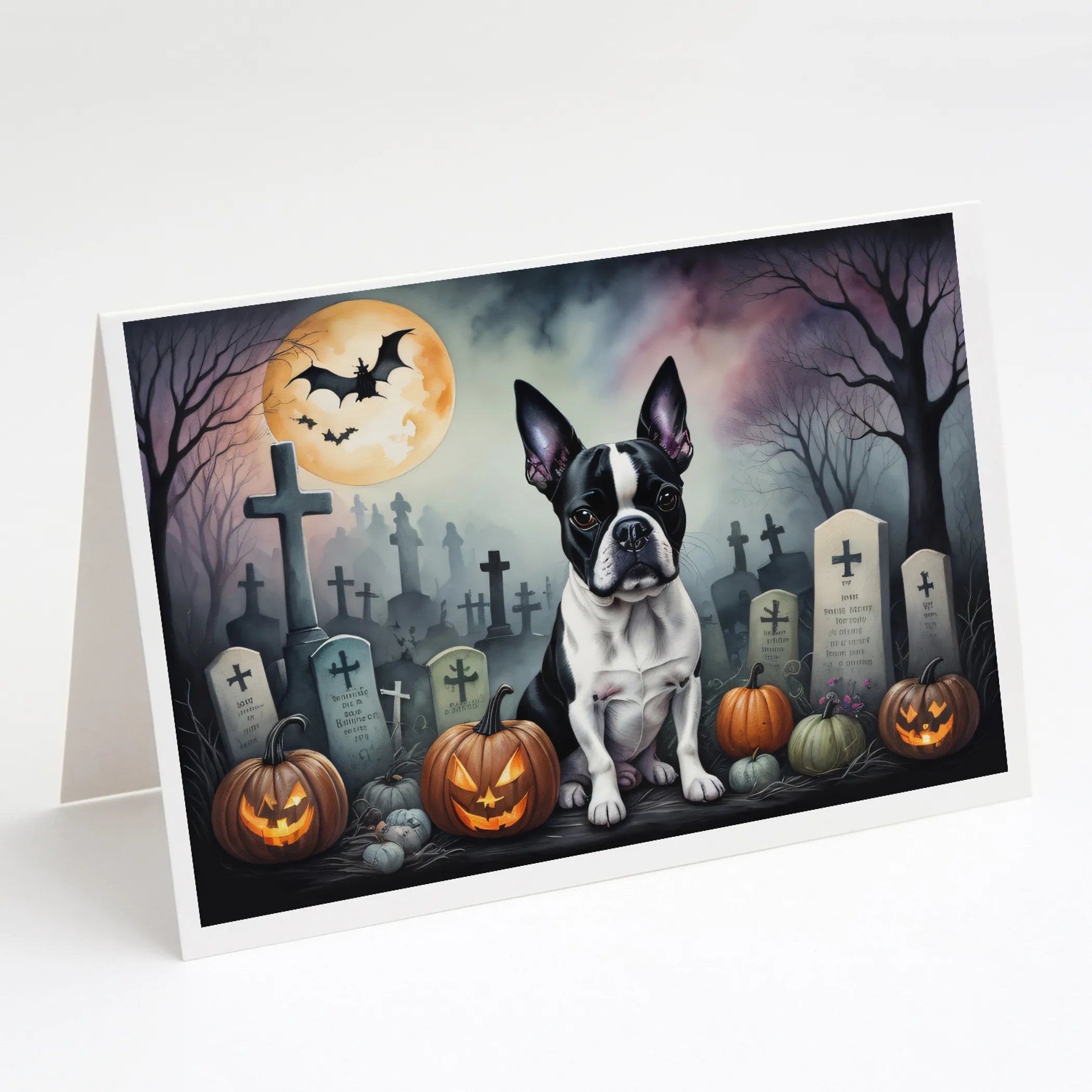 Spooky Halloween Greeting Cards  - Size: 5X7 | Pack Of: 8 | Collection name: Spooky halloween