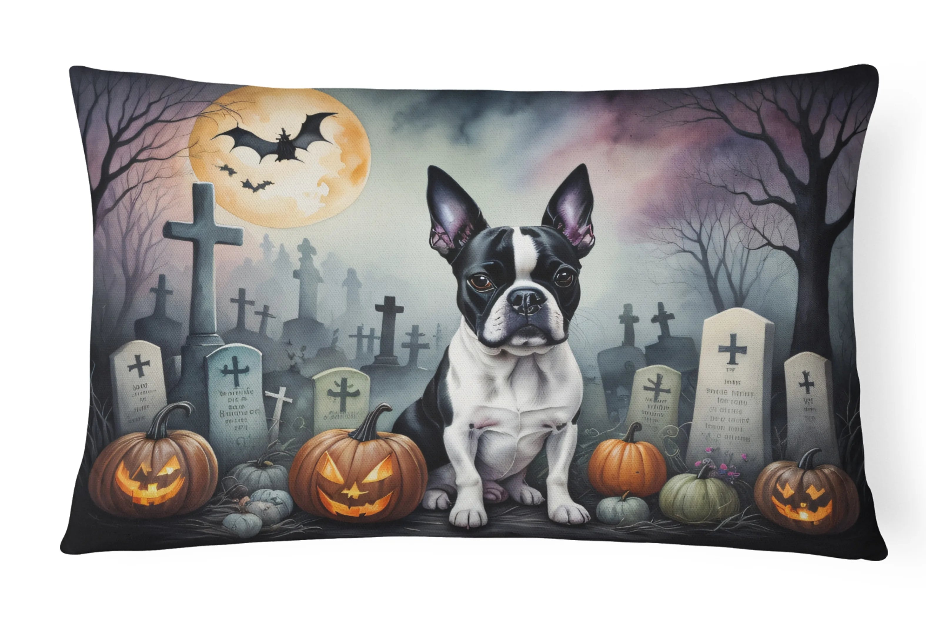 Spooky Halloween Throw Pillow - Pack Of: 1 | Collection name: Spooky halloween