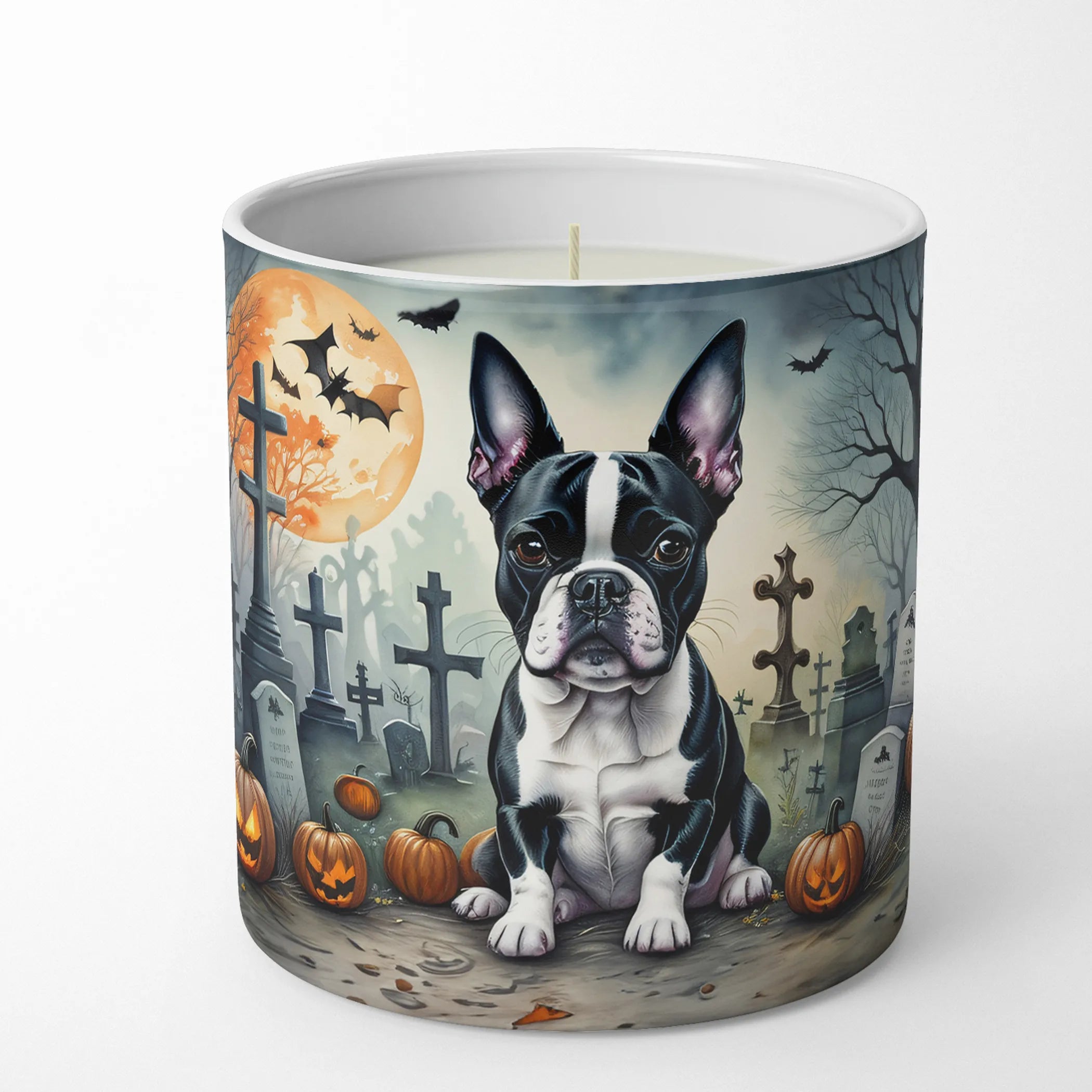 Spooky Halloween Decorative Soy Candle - Size: 10 OZ | Pack Of: 1 | Collection name: Spooky halloween
