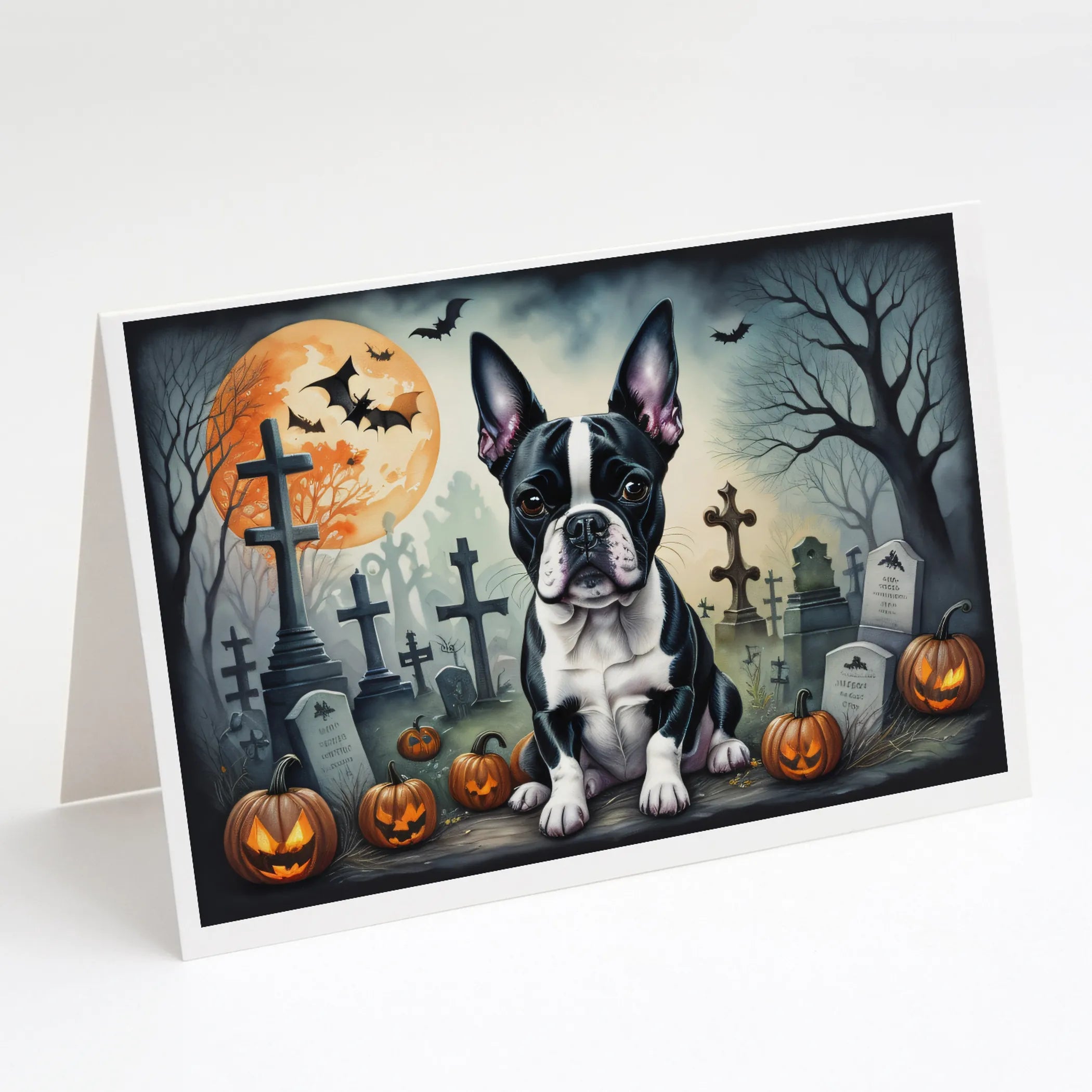 Spooky Halloween Greeting Cards  - Size: 5X7 | Pack Of: 8 | Collection name: Spooky halloween