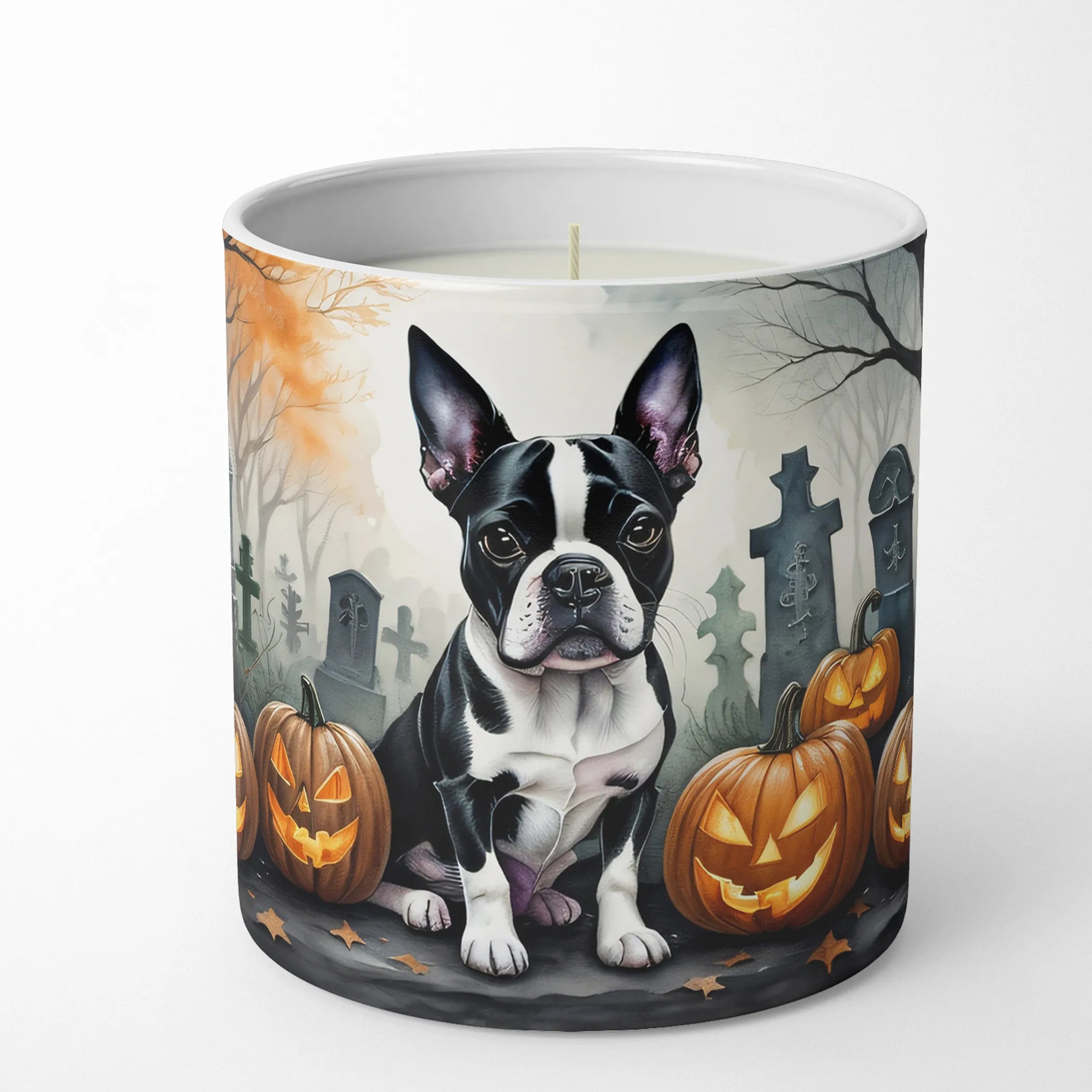 Spooky Halloween Decorative Soy Candle - Size: 10 OZ | Pack Of: 1 | Collection name: Spooky halloween