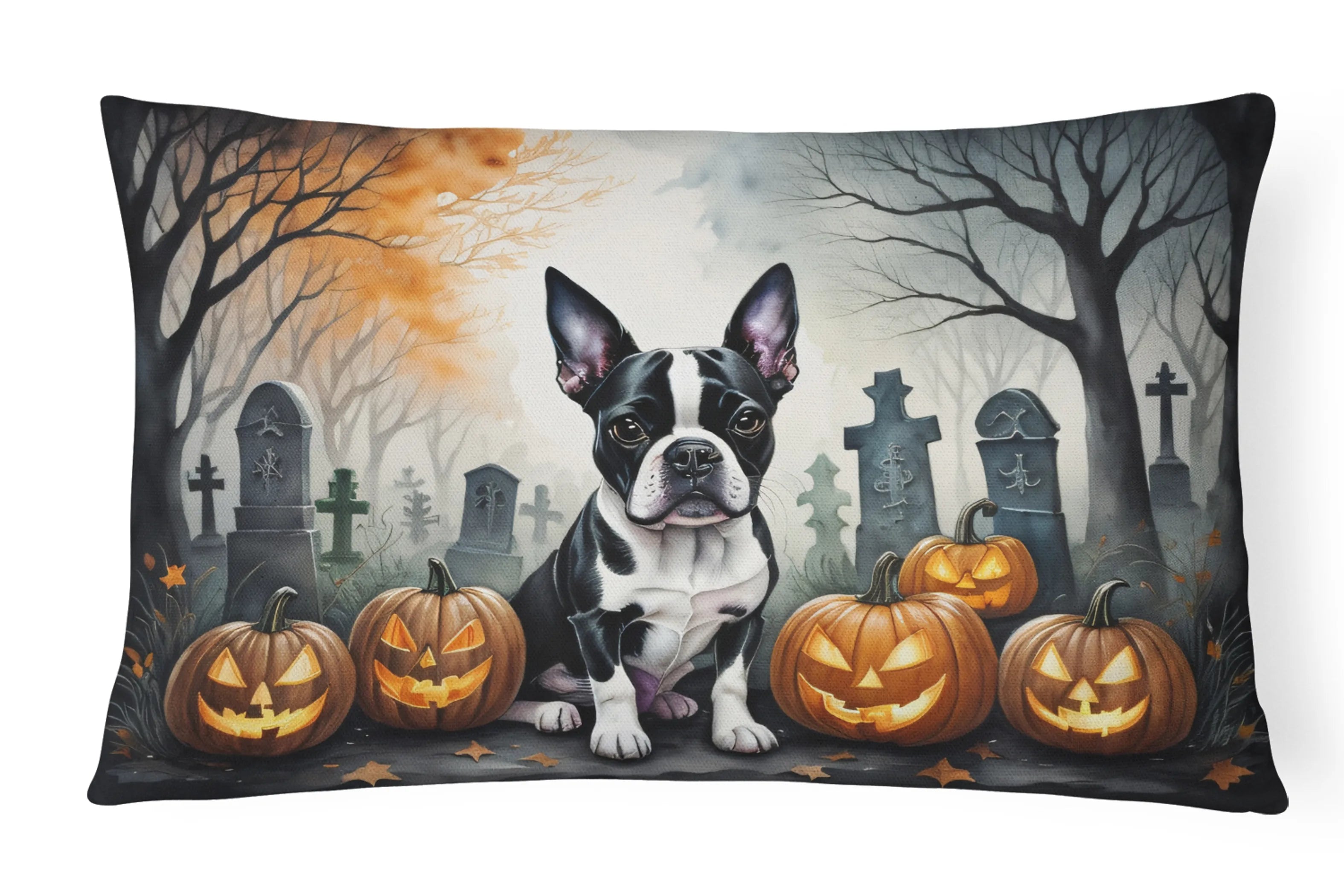 Spooky Halloween Throw Pillow - Pack Of: 1 | Collection name: Spooky halloween