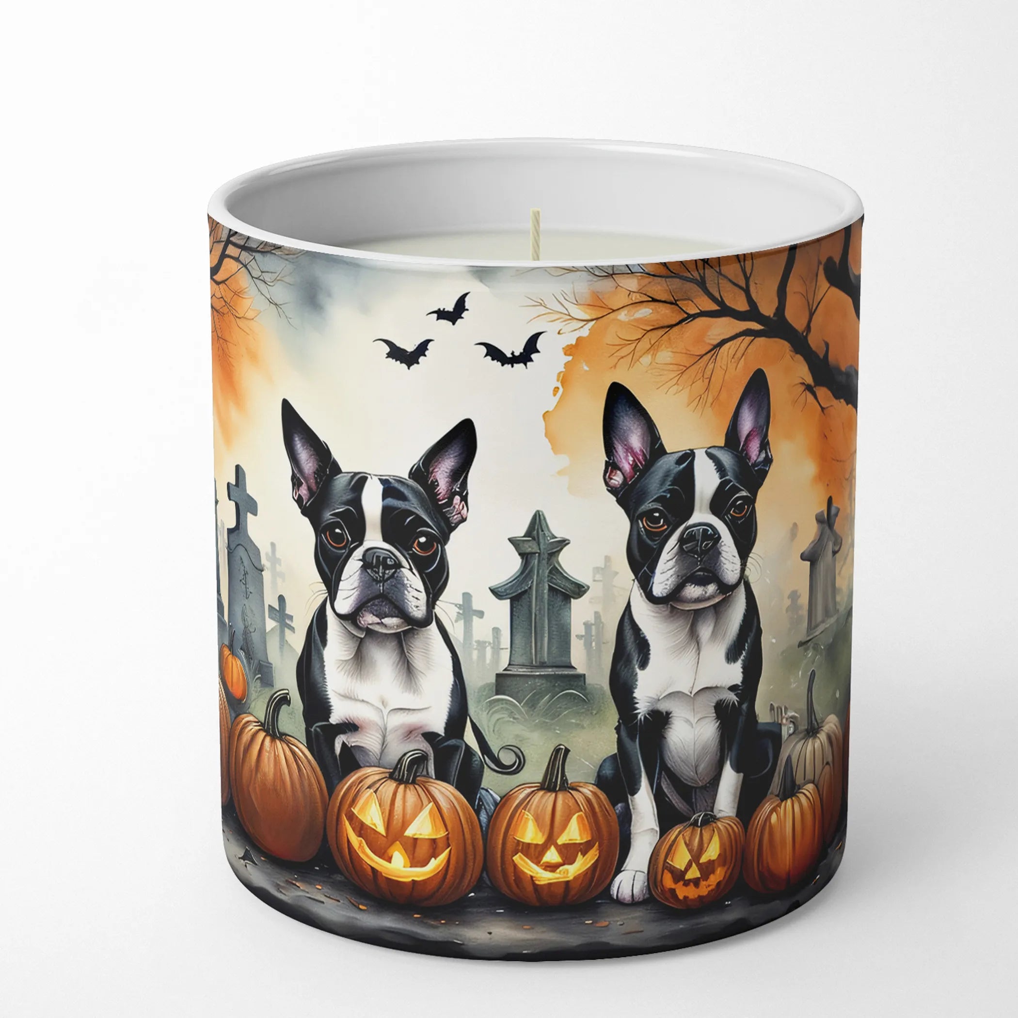 Spooky Halloween Decorative Soy Candle - Size: 10 OZ | Pack Of: 1 | Collection name: Spooky halloween