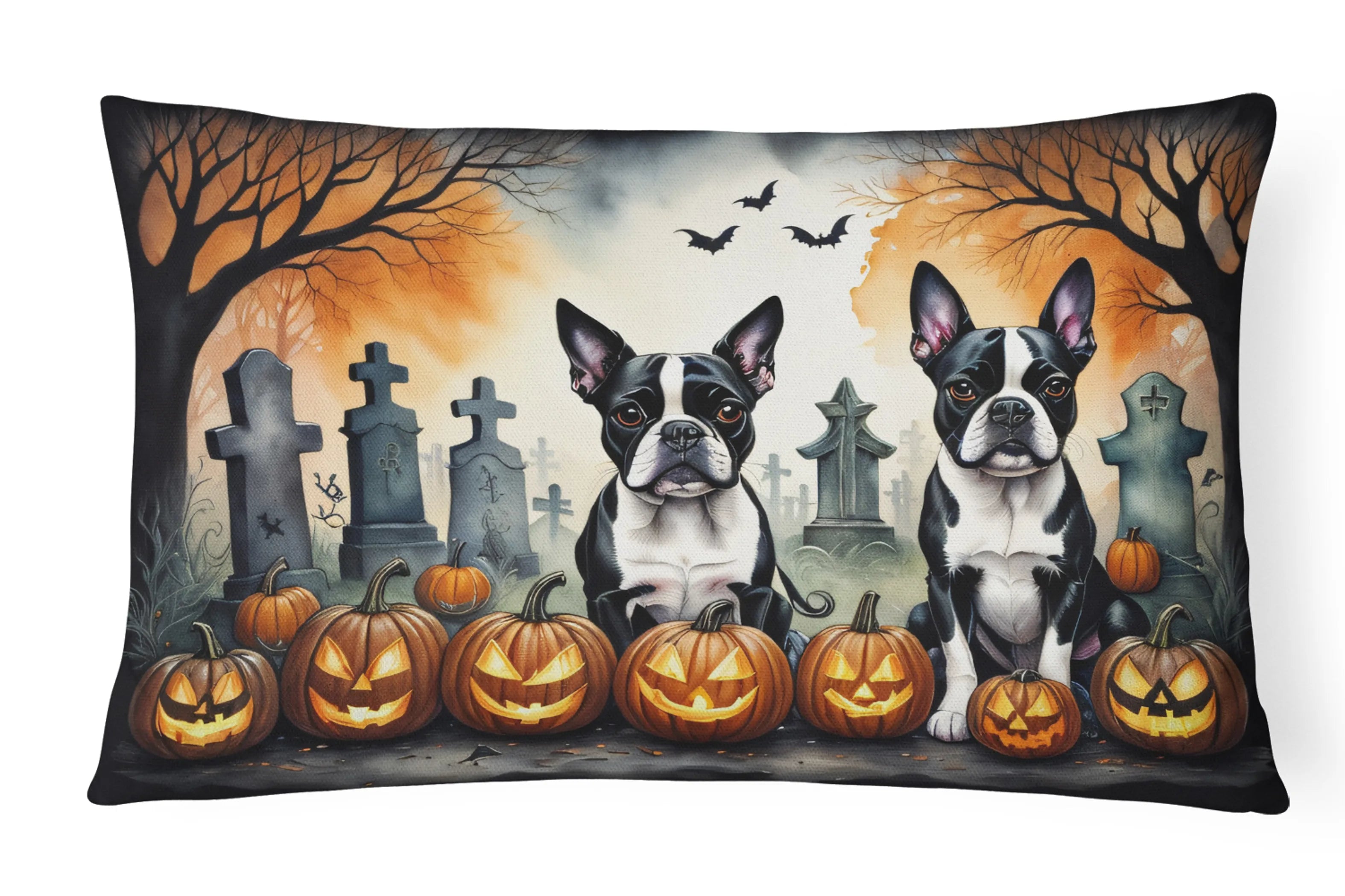 Spooky Halloween Throw Pillow - Pack Of: 1 | Collection name: Spooky halloween