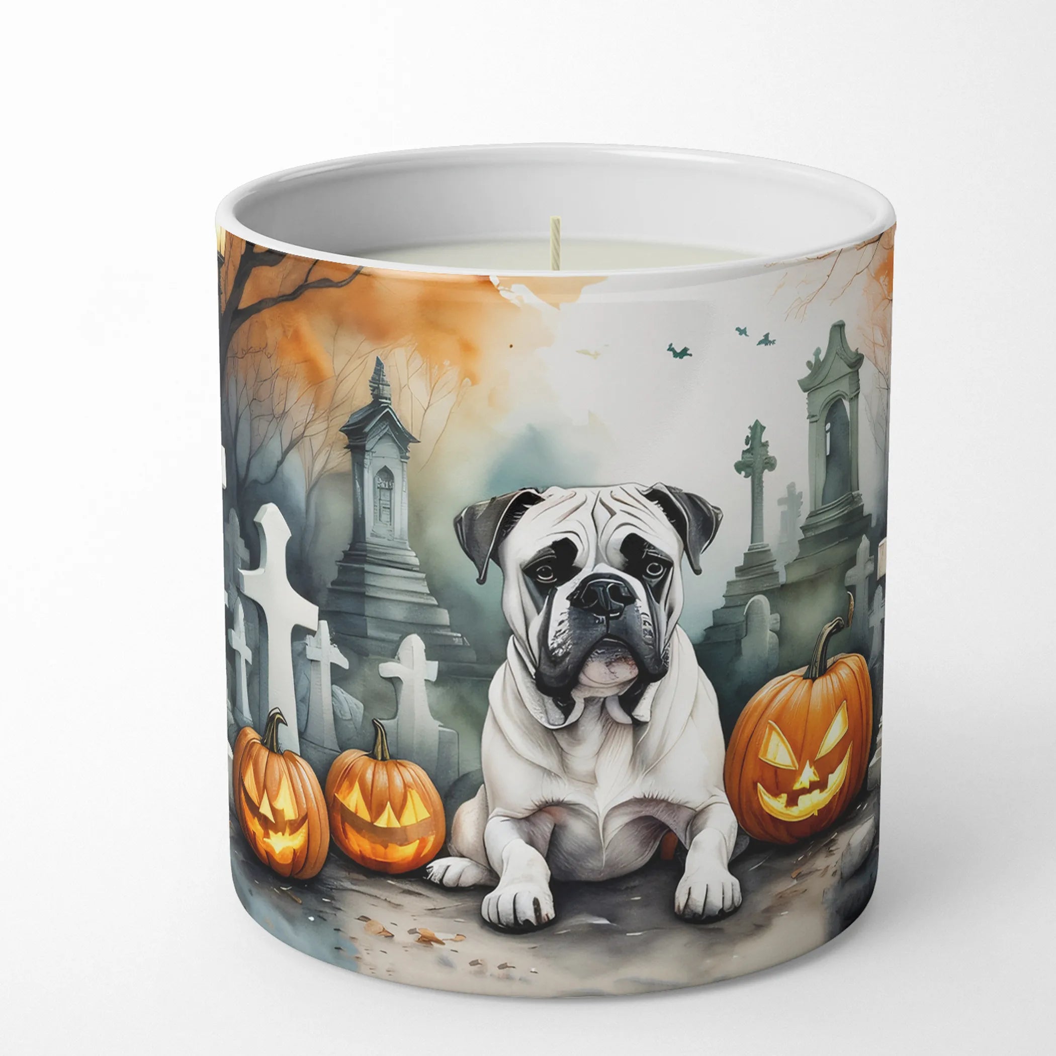 Spooky Halloween Decorative Soy Candle - Size: 10 OZ | Pack Of: 1 | Collection name: Spooky halloween