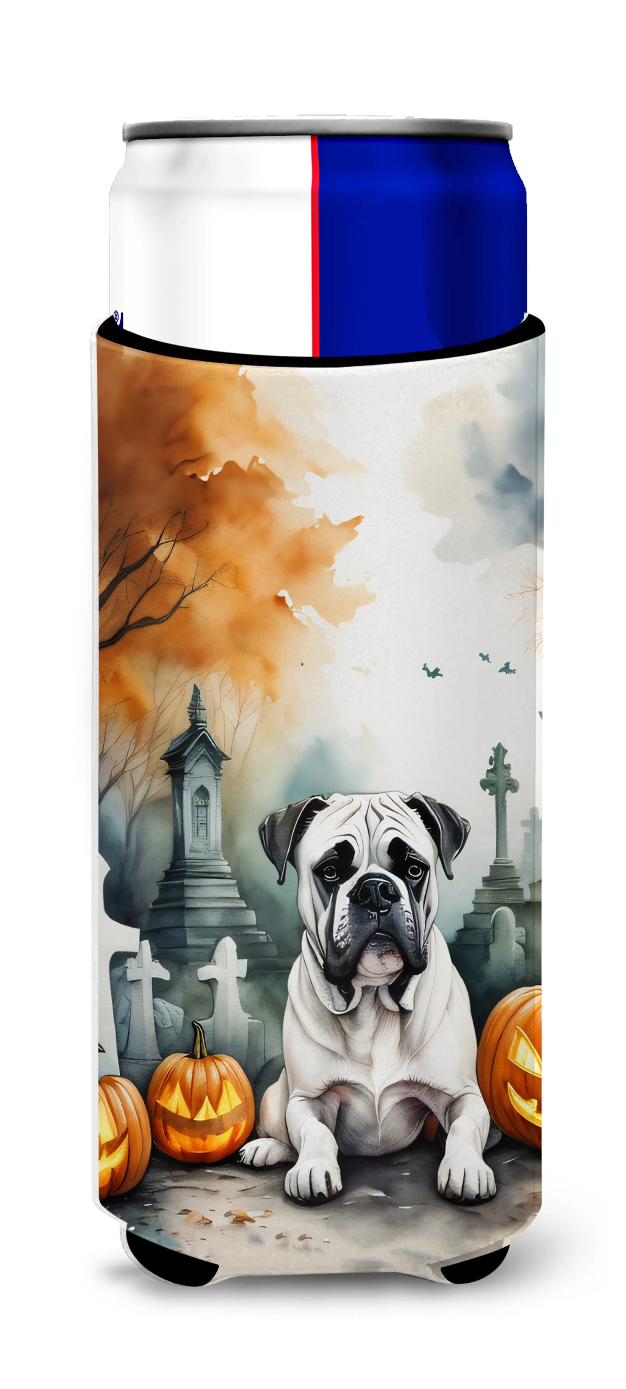 Spooky Halloween Hugger for Ultra Slim Cans - Size: SLIM CAN | Pack Of: 1 | Collection name: Spooky halloween
