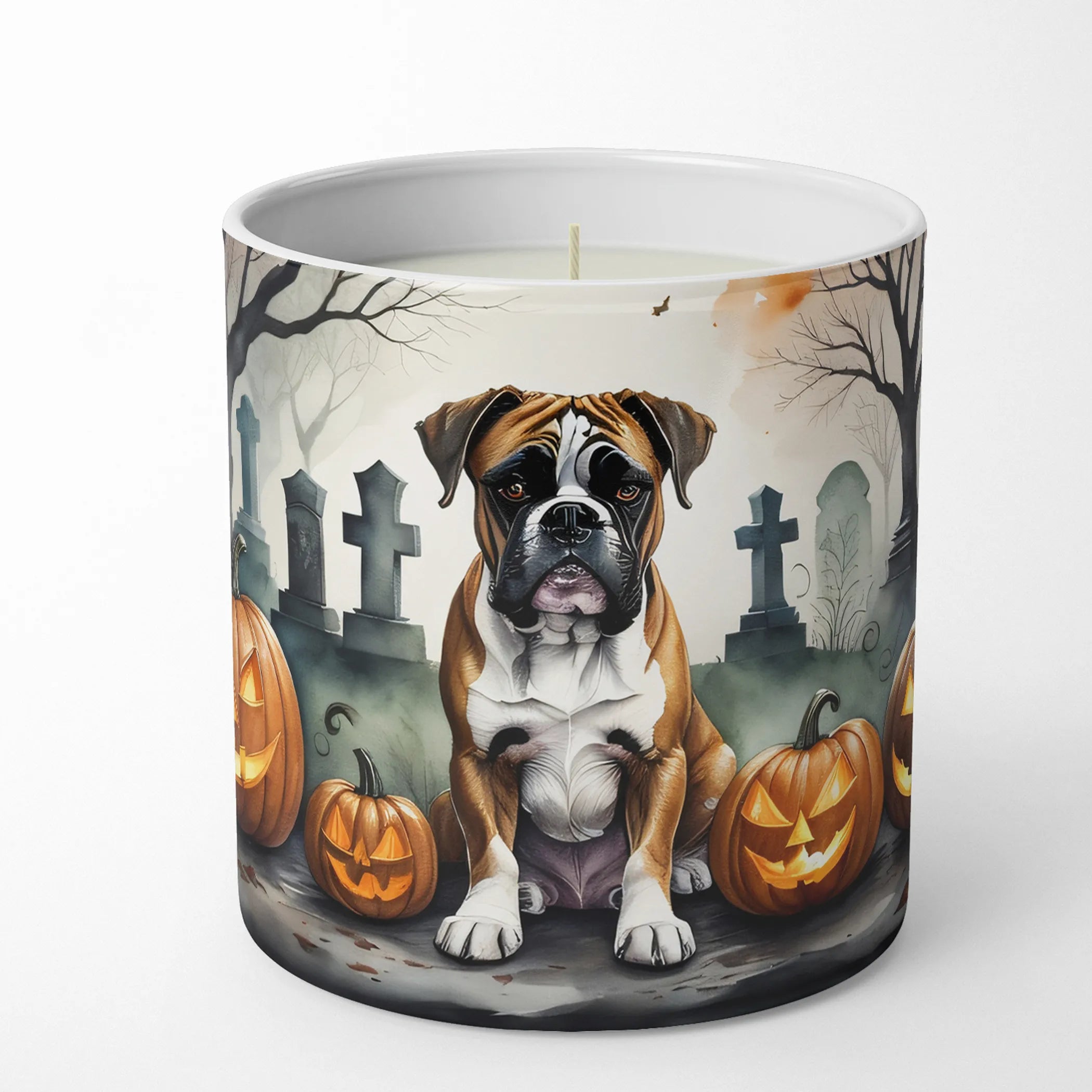 Spooky Halloween Decorative Soy Candle - Size: 10 OZ | Pack Of: 1 | Collection name: Spooky halloween