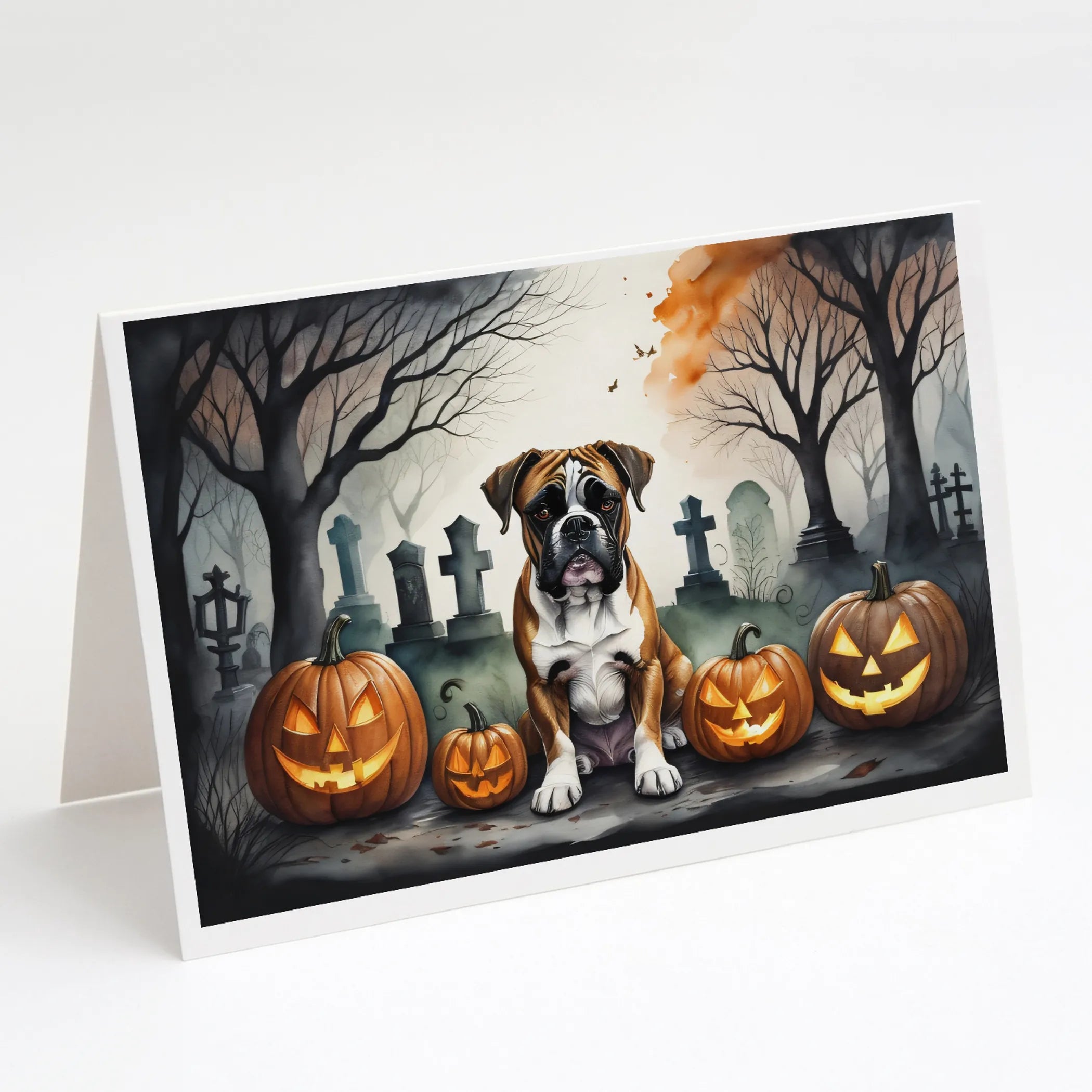 Spooky Halloween Greeting Cards  - Size: 5X7 | Pack Of: 8 | Collection name: Spooky halloween