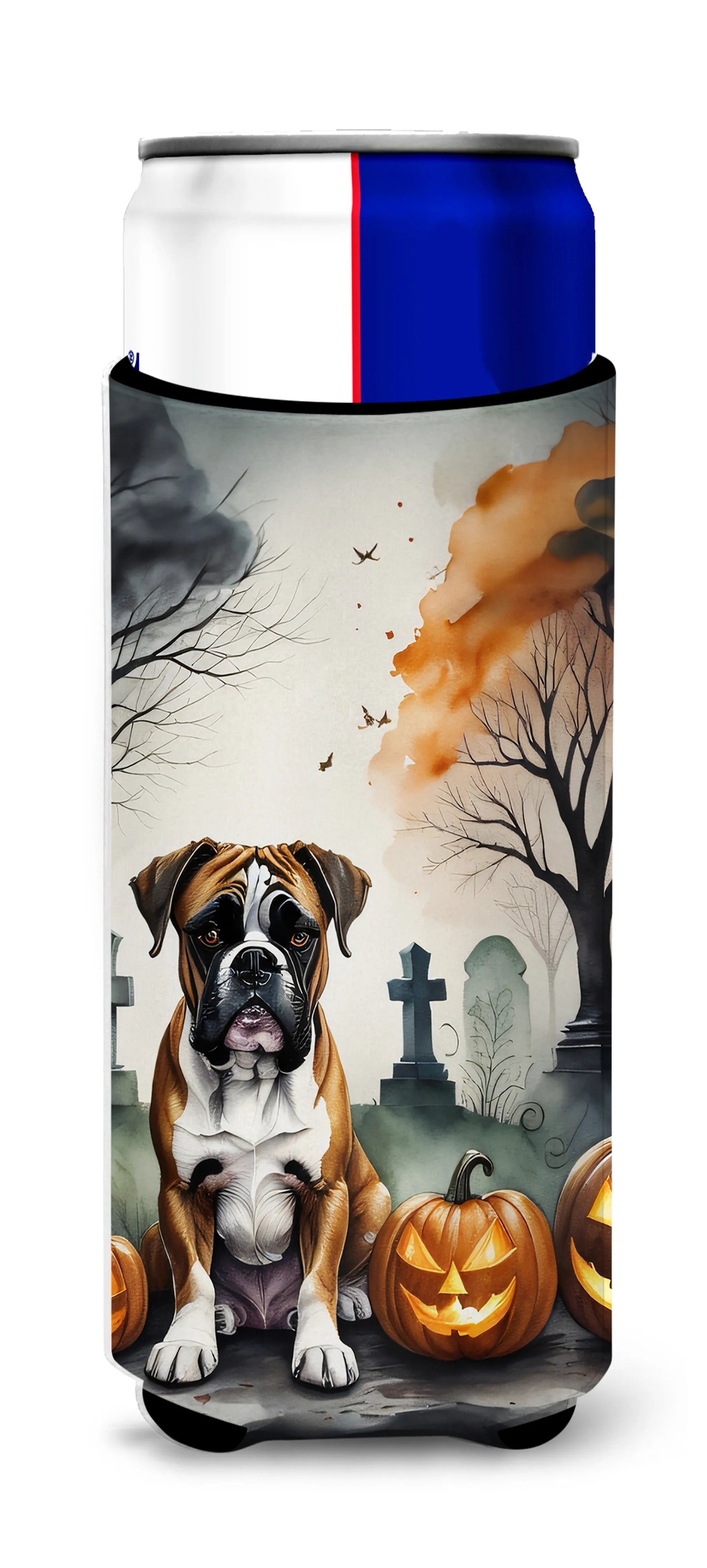 Spooky Halloween Hugger for Ultra Slim Cans - Size: SLIM CAN | Pack Of: 1 | Collection name: Spooky halloween