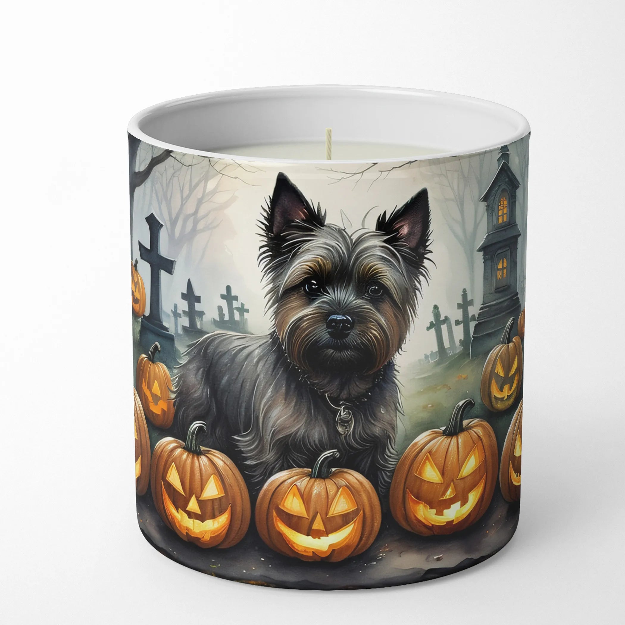 Spooky Halloween Decorative Soy Candle - Size: 10 OZ | Pack Of: 1 | Collection name: Spooky halloween