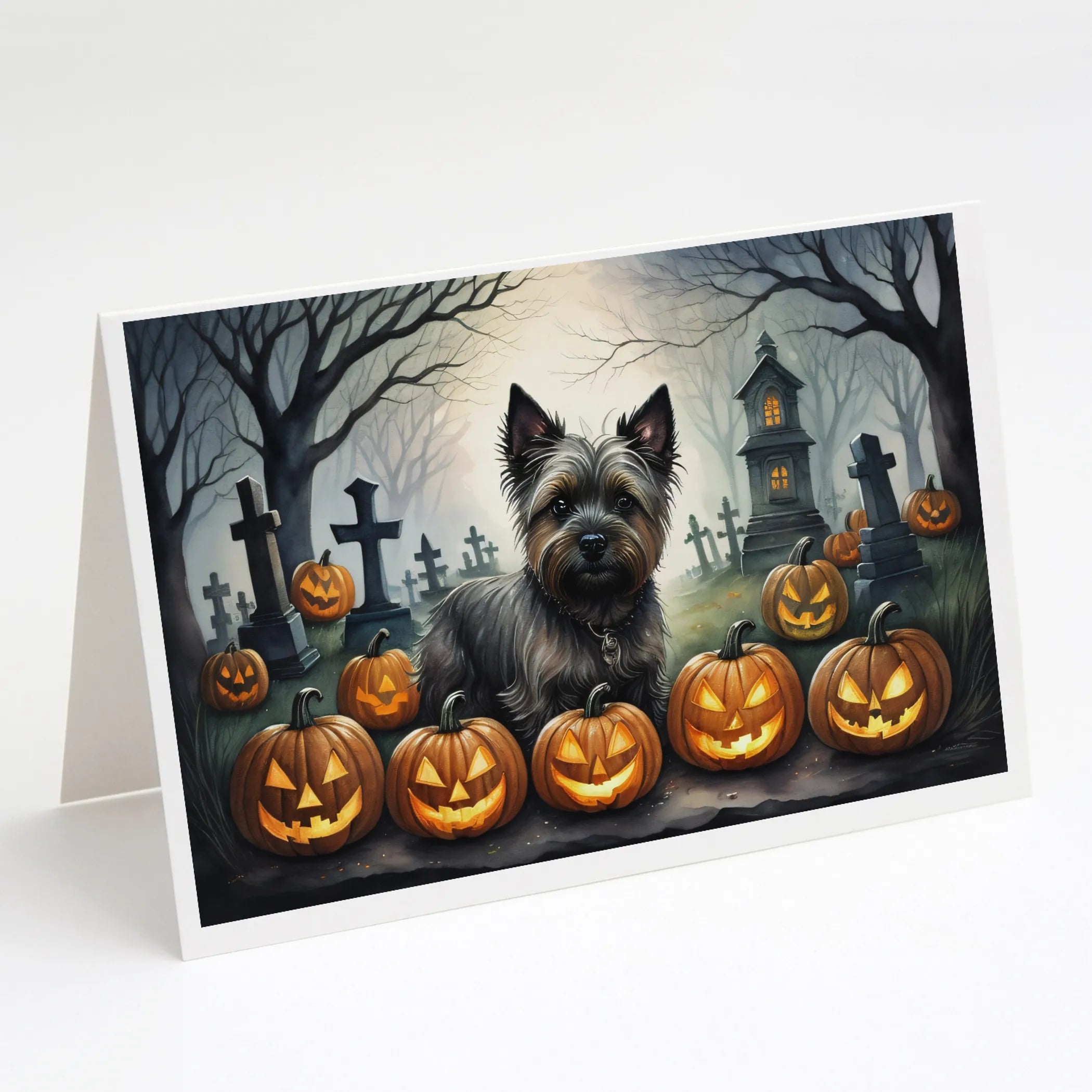 Spooky Halloween Greeting Cards  - Size: 5X7 | Pack Of: 8 | Collection name: Spooky halloween