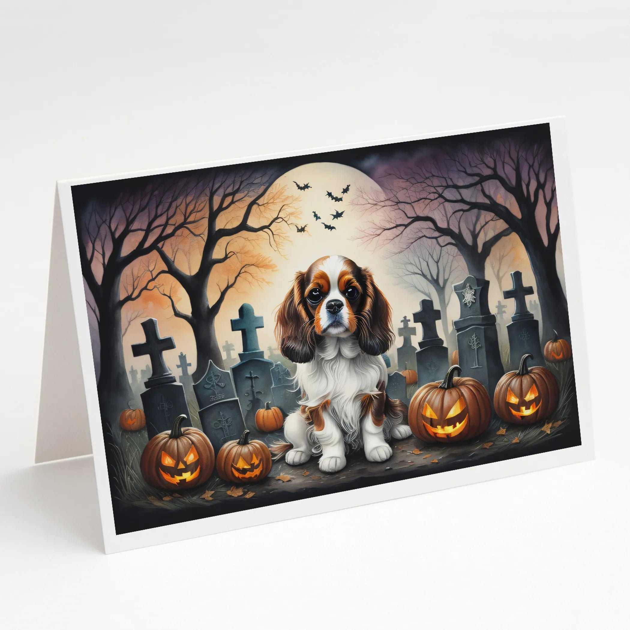 Spooky Halloween Greeting Cards  - Size: 5X7 | Pack Of: 8 | Collection name: Spooky halloween
