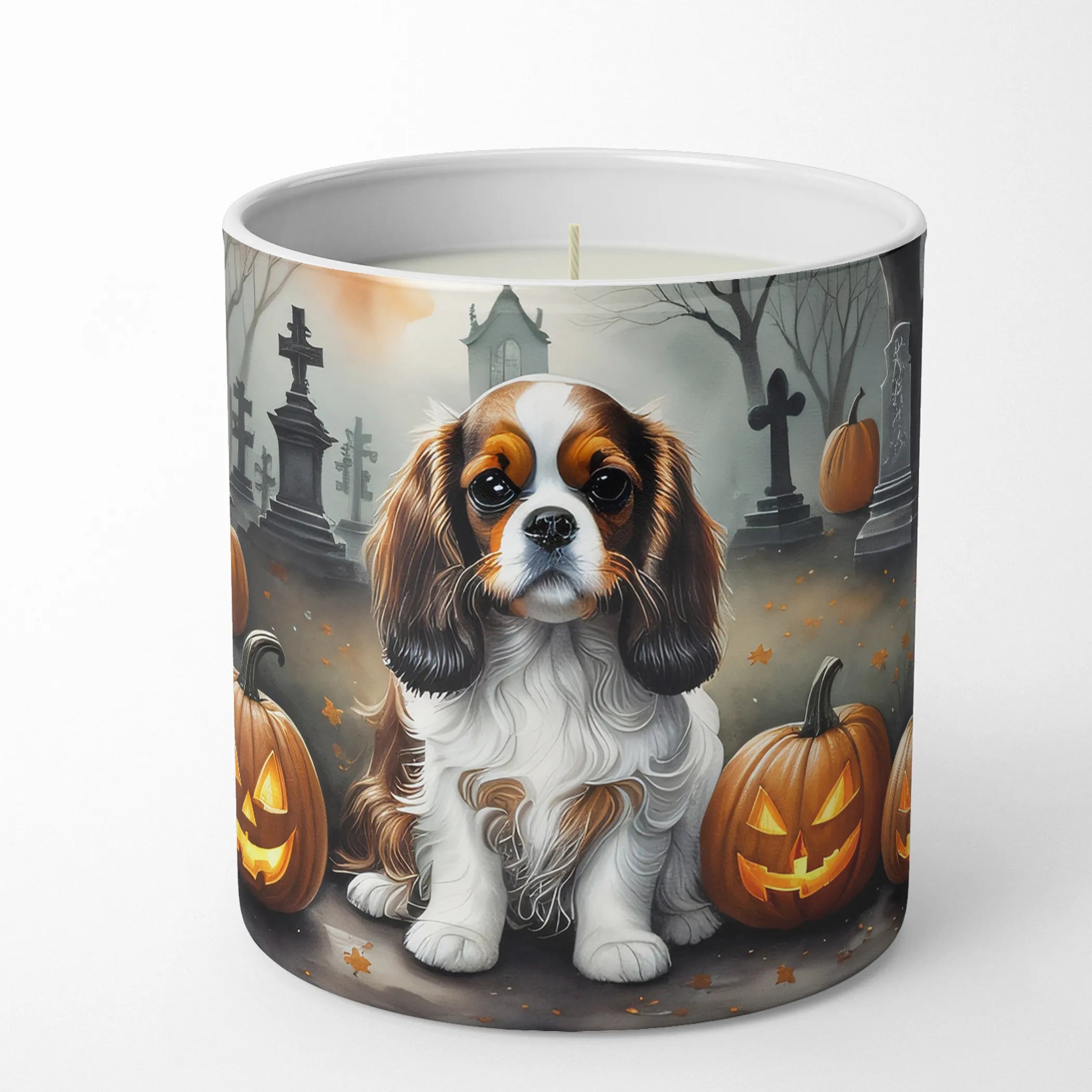 Spooky Halloween Decorative Soy Candle - Size: 10 OZ | Pack Of: 1 | Collection name: Spooky halloween