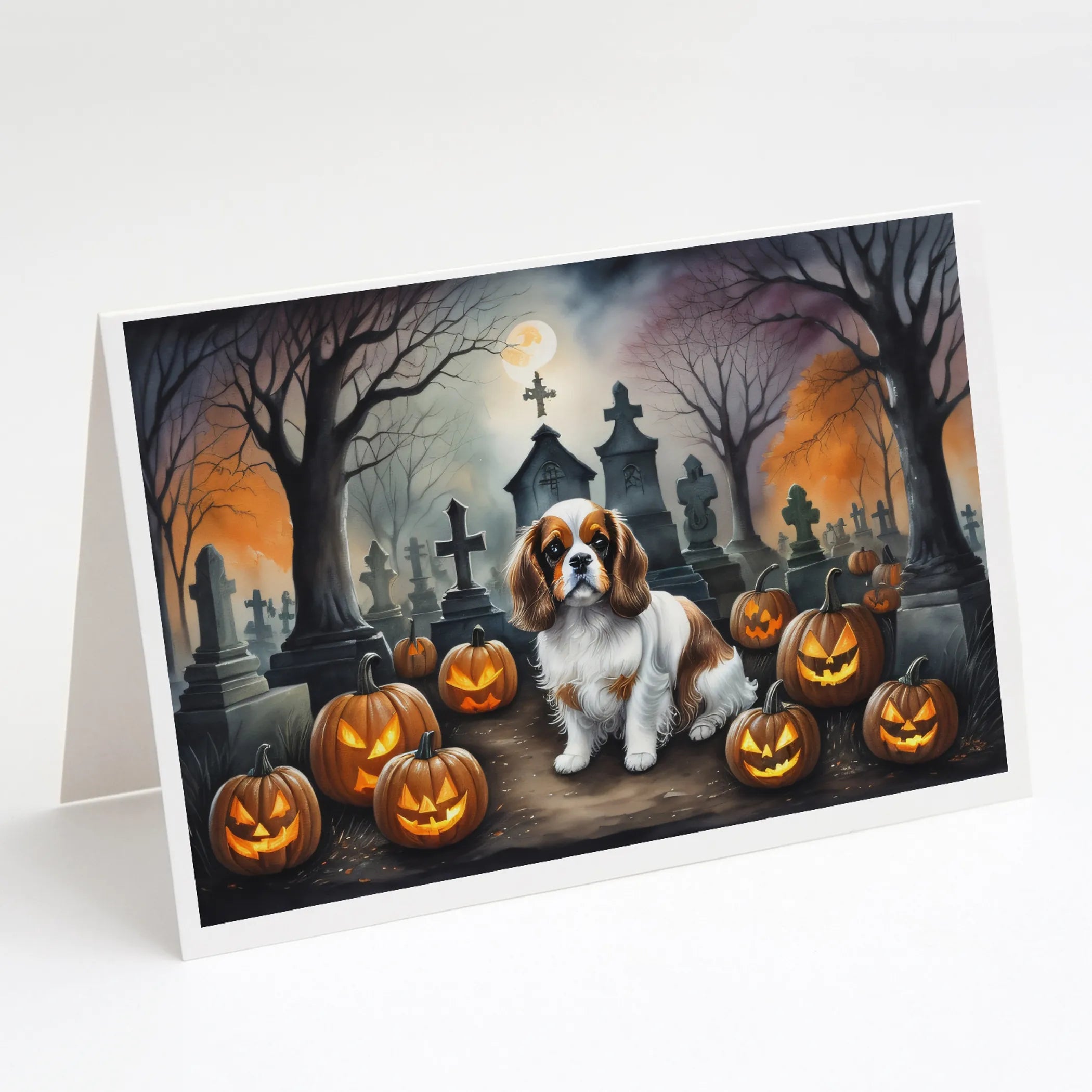 Spooky Halloween Greeting Cards  - Size: 5X7 | Pack Of: 8 | Collection name: Spooky halloween