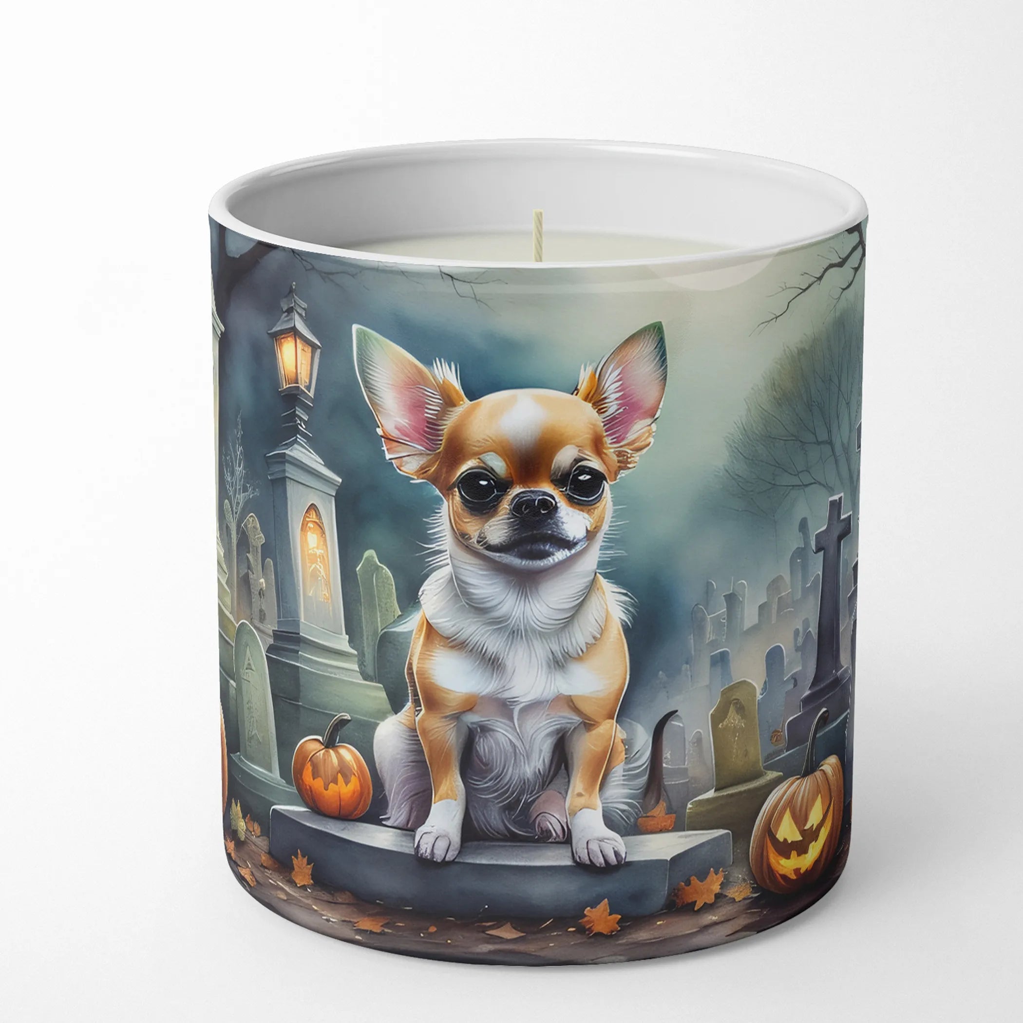 Spooky Halloween Decorative Soy Candle - Size: 10 OZ | Pack Of: 1 | Collection name: Spooky halloween