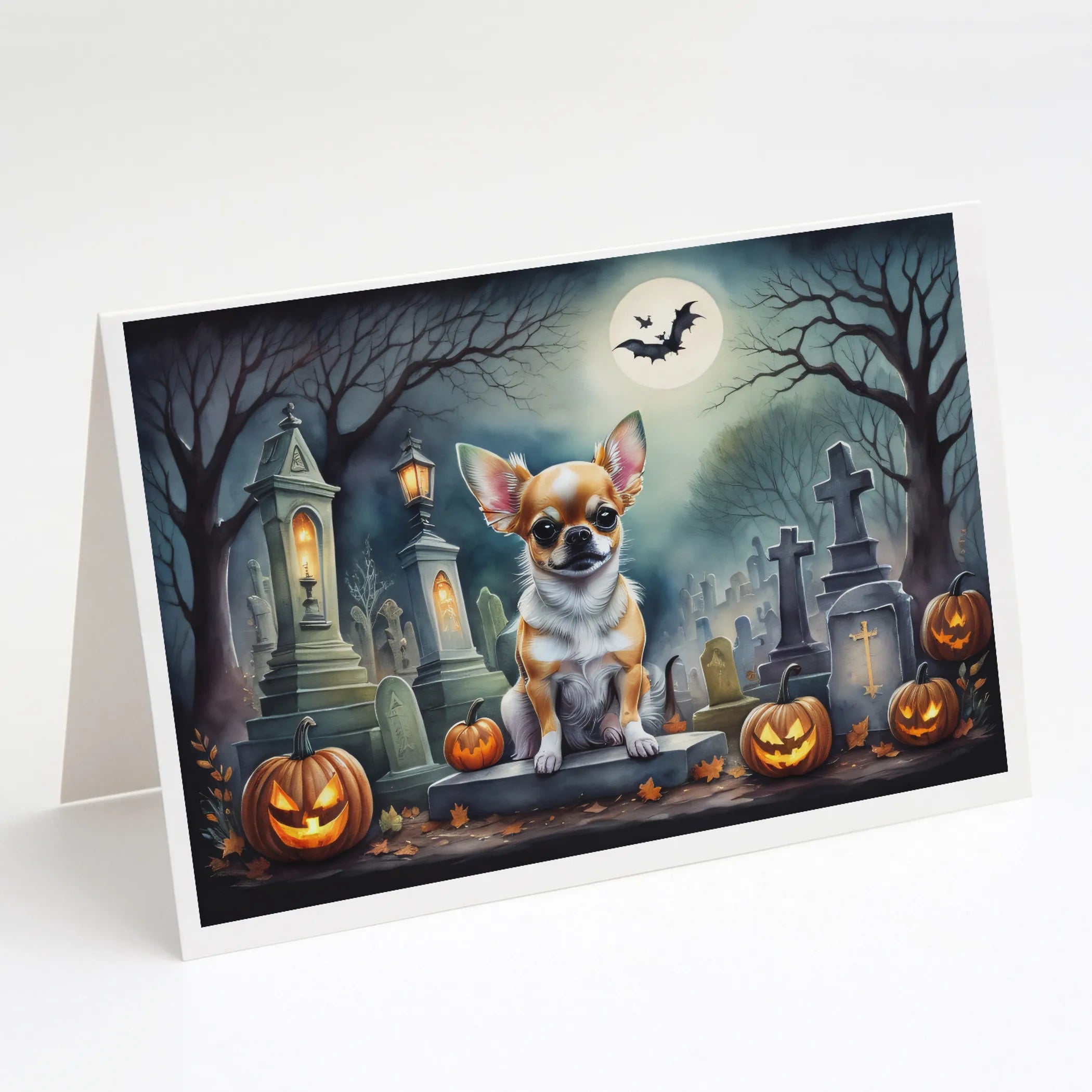 Spooky Halloween Greeting Cards  - Size: 5X7 | Pack Of: 8 | Collection name: Spooky halloween