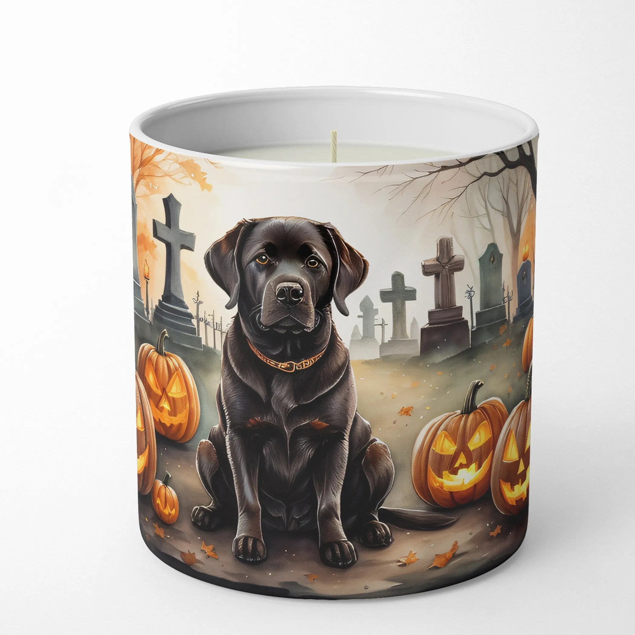 Spooky Halloween Decorative Soy Candle - Size: 10 OZ | Pack Of: 1 | Collection name: Spooky halloween