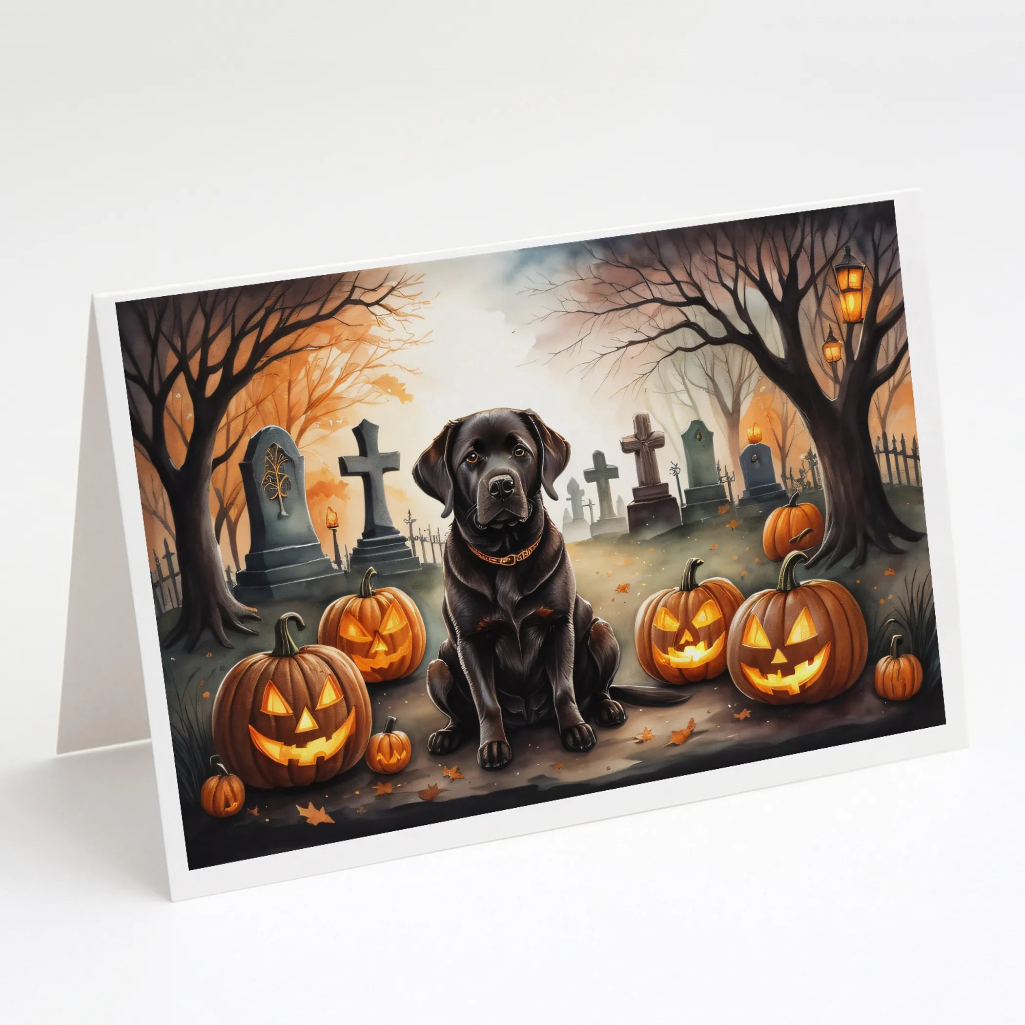 Spooky Halloween Greeting Cards  - Size: 5X7 | Pack Of: 8 | Collection name: Spooky halloween