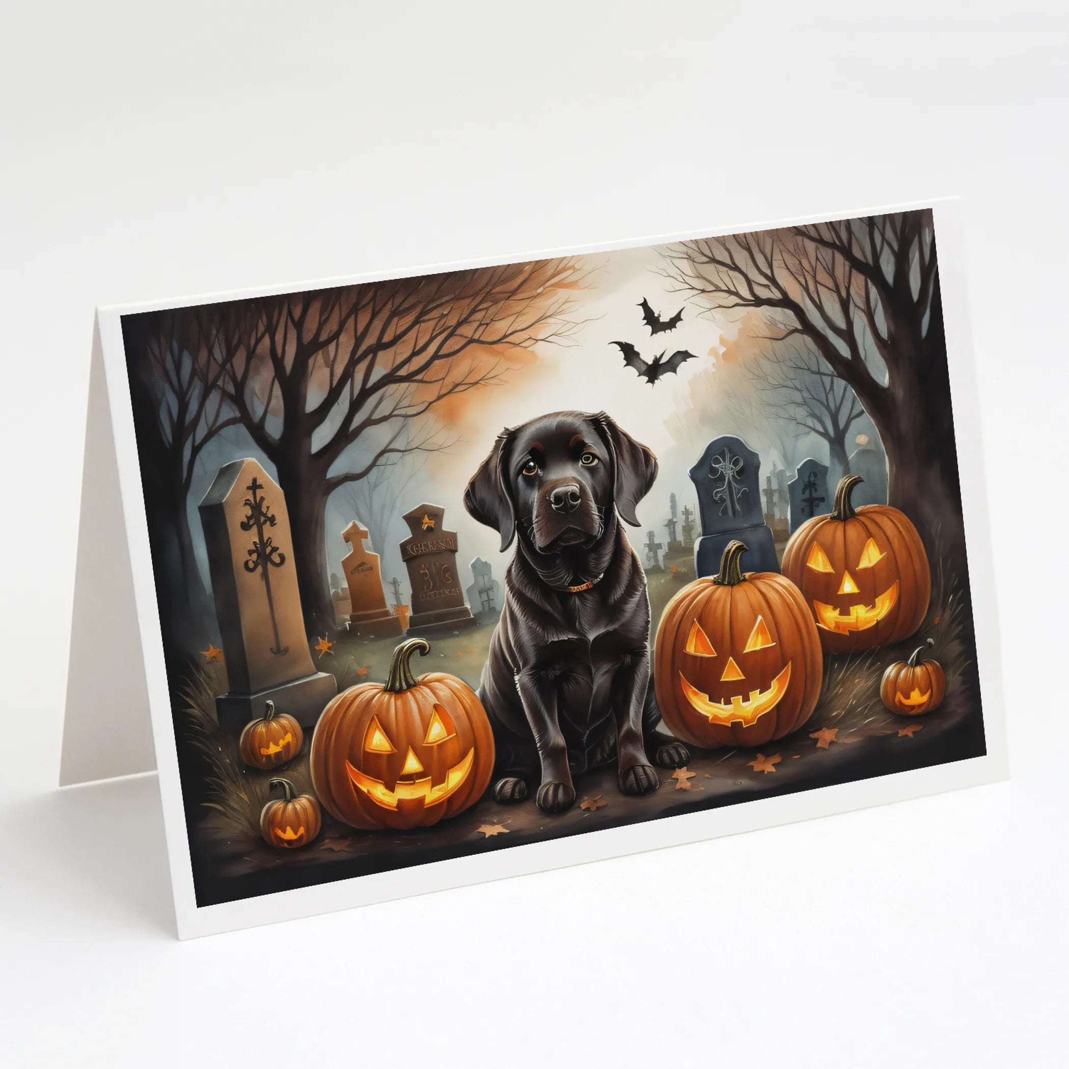 Spooky Halloween Greeting Cards  - Size: 5X7 | Pack Of: 8 | Collection name: Spooky halloween