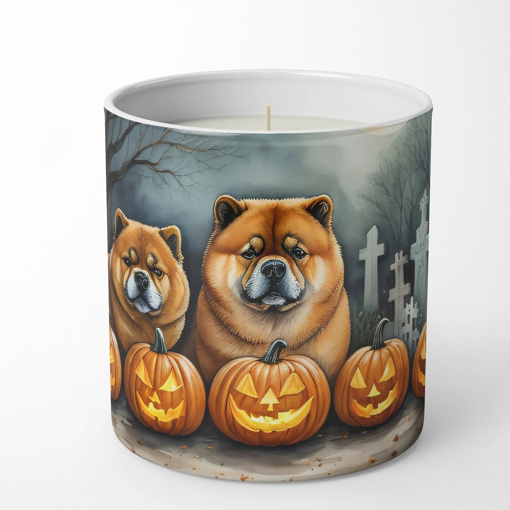 Spooky Halloween Decorative Soy Candle - Size: 10 OZ | Pack Of: 1 | Collection name: Spooky halloween