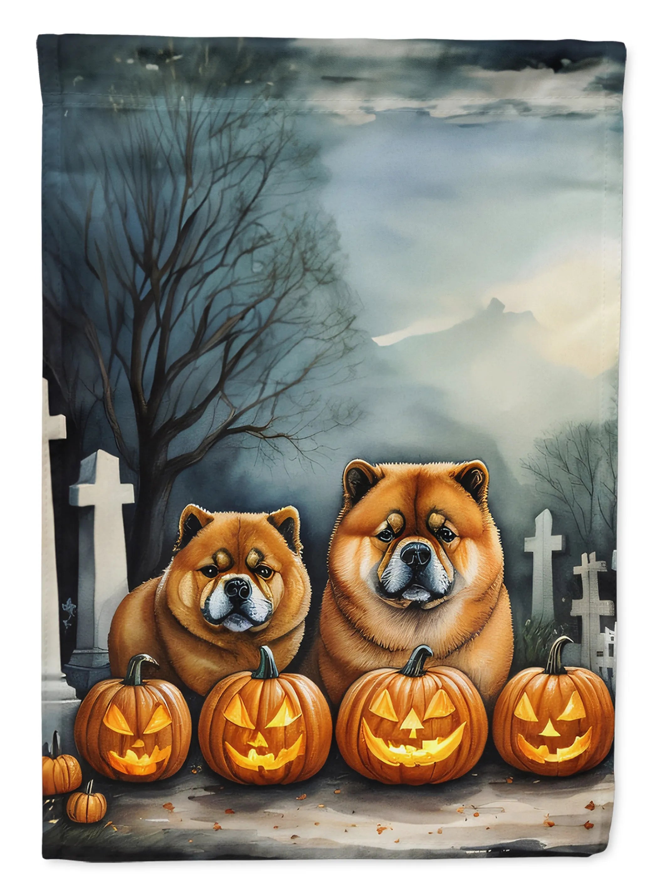 Spooky Halloween Decorative Flag - Pack Of: 1 | Collection name: Spooky halloween