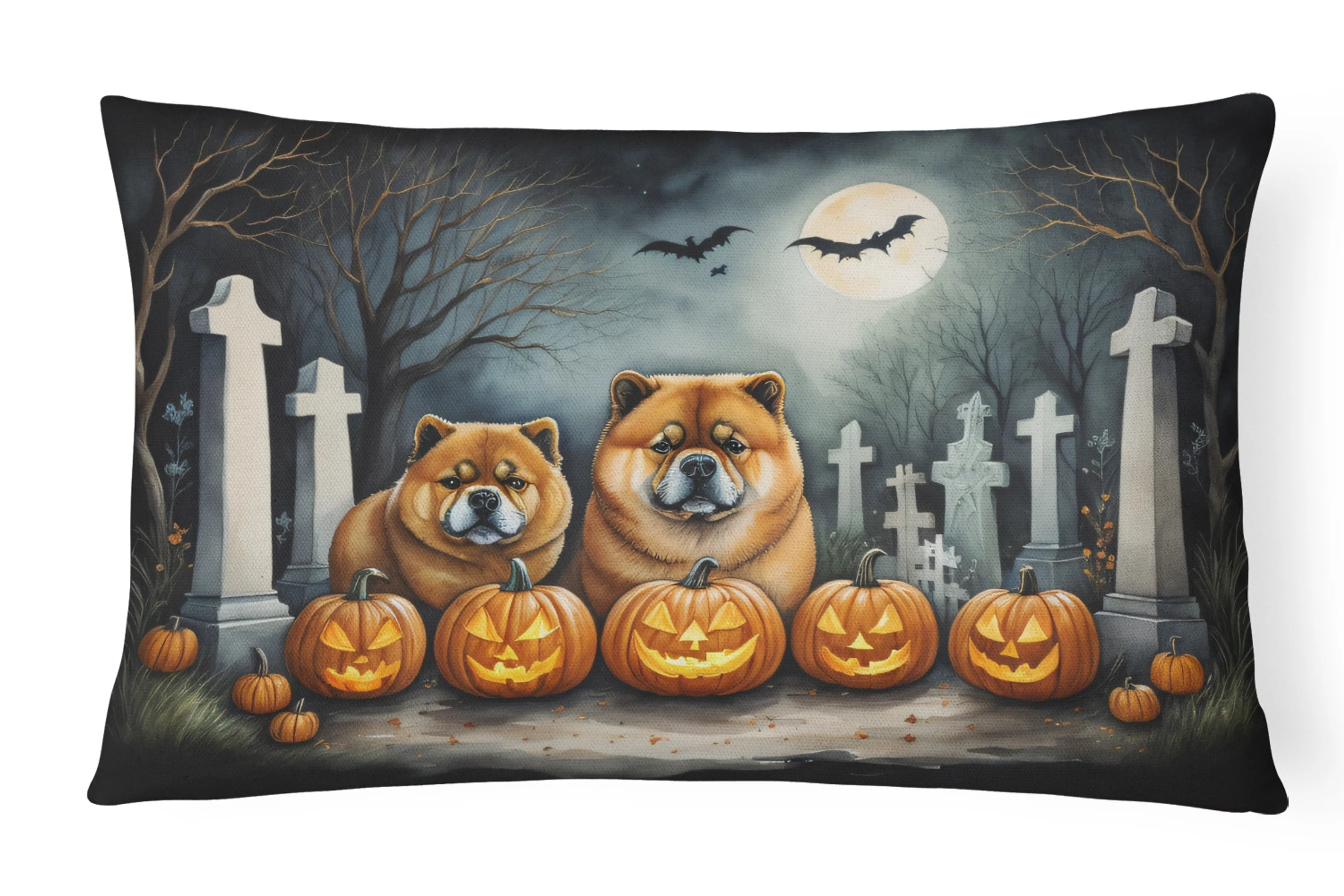Spooky Halloween Throw Pillow - Pack Of: 1 | Collection name: Spooky halloween