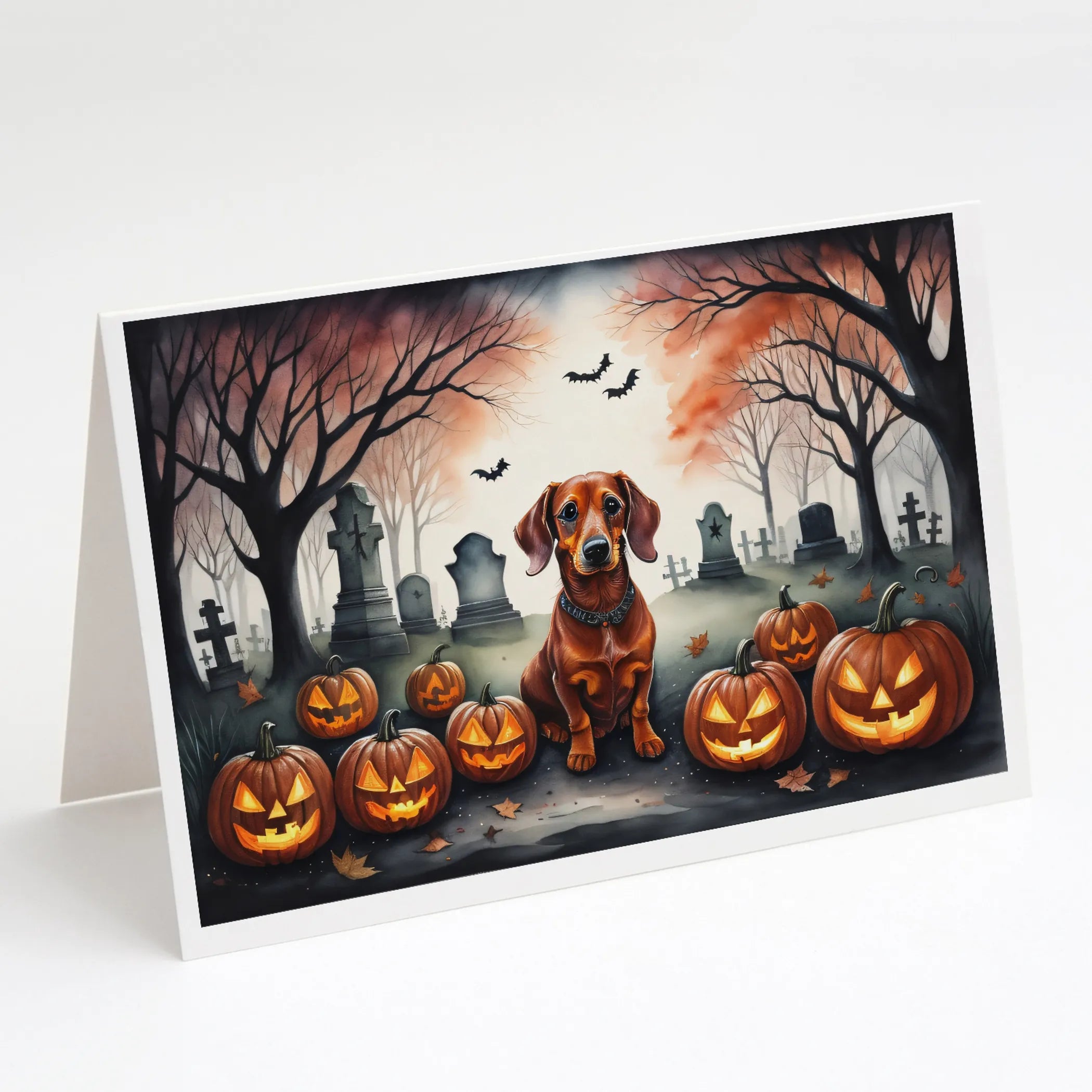 Spooky Halloween Greeting Cards  - Size: 5X7 | Pack Of: 8 | Collection name: Spooky halloween