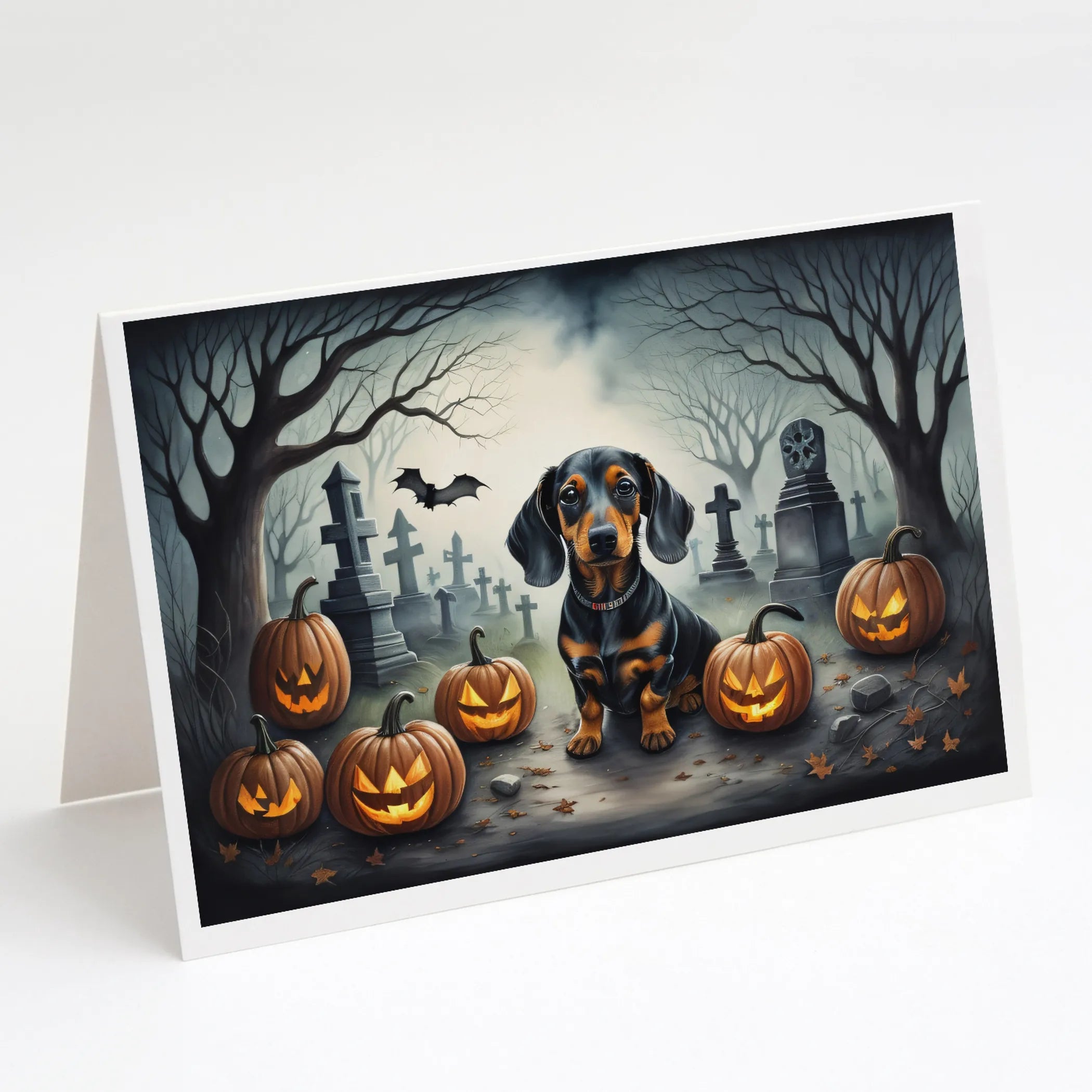 Spooky Halloween Greeting Cards  - Size: 5X7 | Pack Of: 8 | Collection name: Spooky halloween