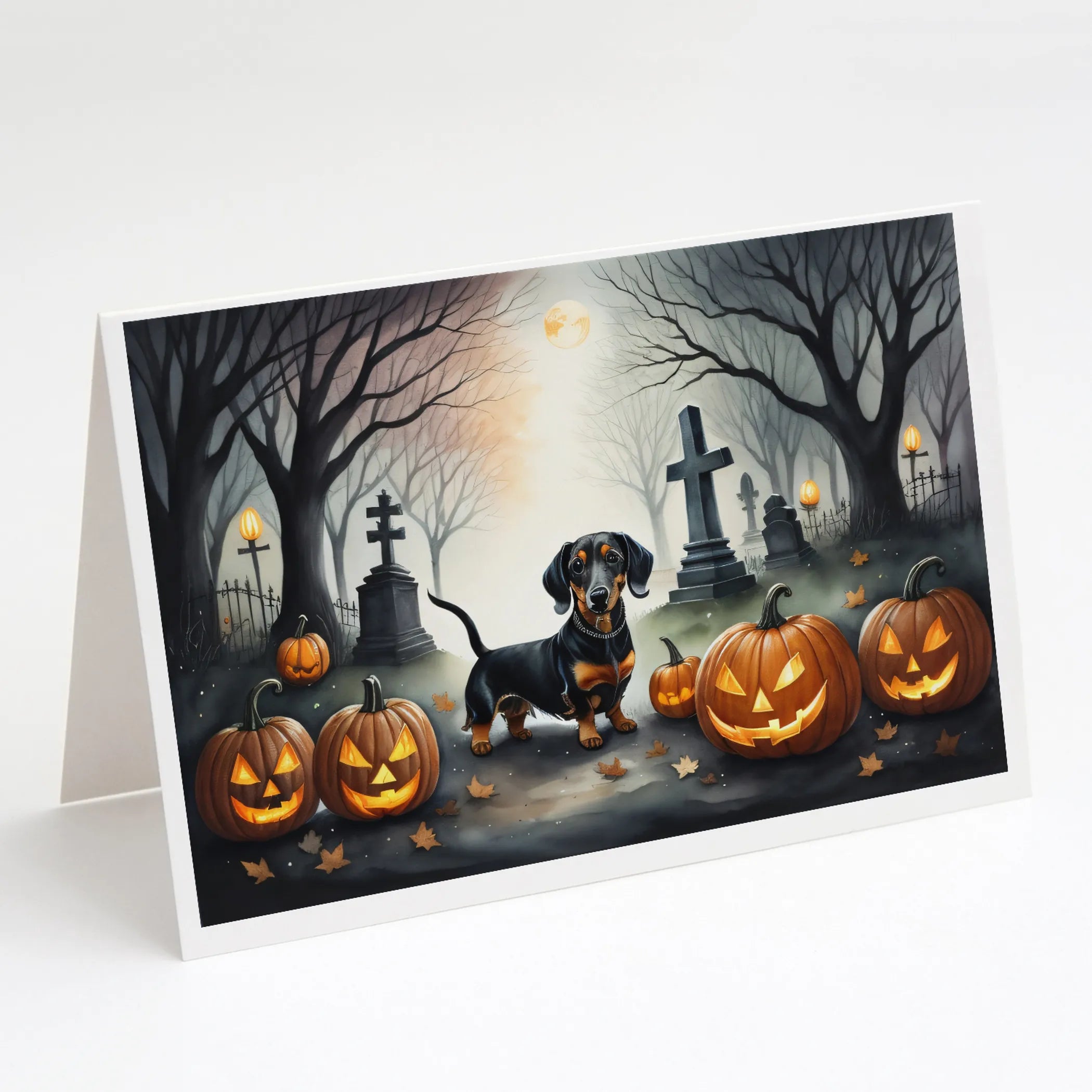 Spooky Halloween Greeting Cards  - Size: 5X7 | Pack Of: 8 | Collection name: Spooky halloween