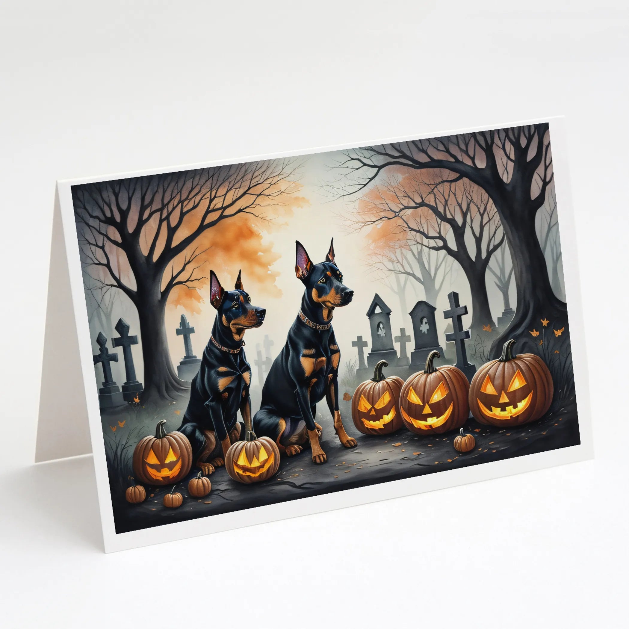 Spooky Halloween Greeting Cards  - Size: 5X7 | Pack Of: 8 | Collection name: Spooky halloween