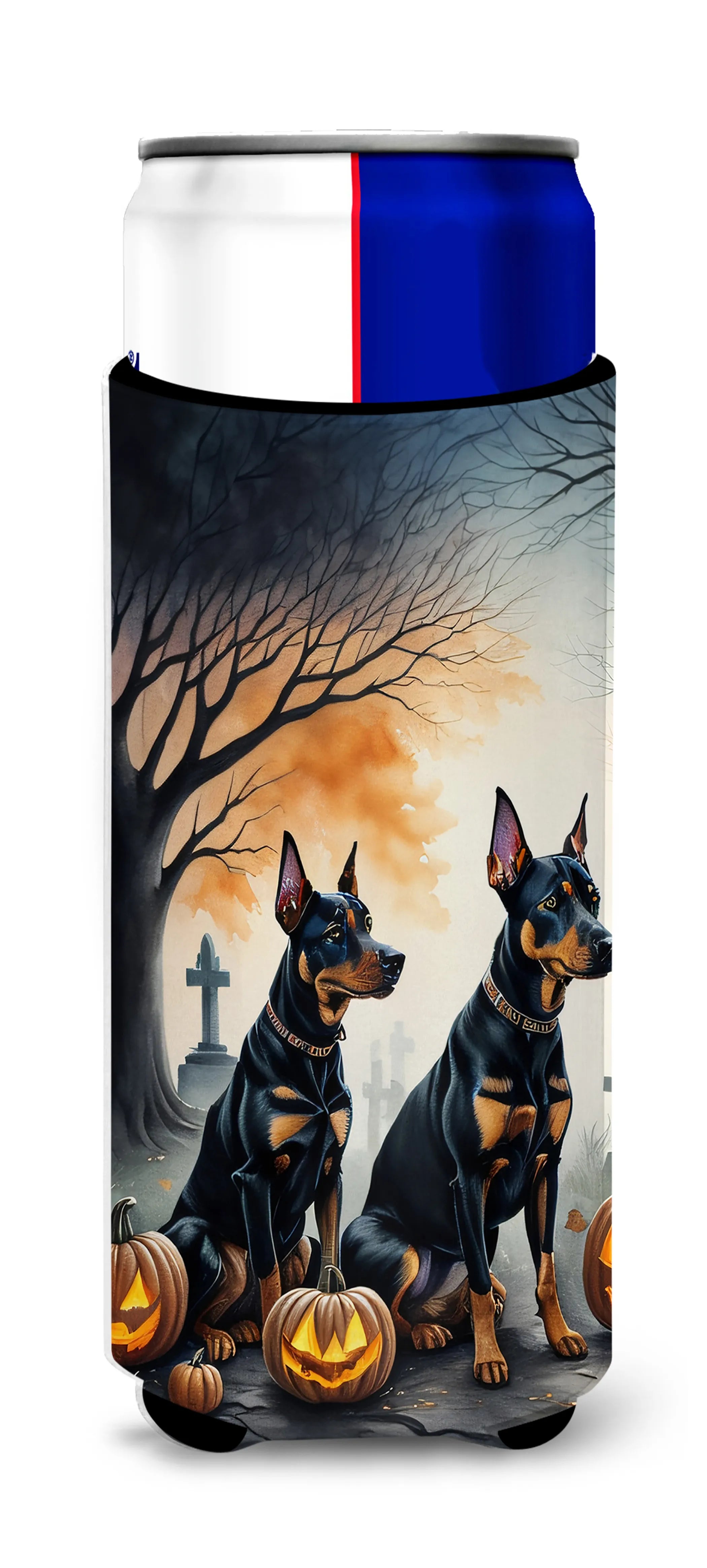 Spooky Halloween Hugger for Ultra Slim Cans - Size: SLIM CAN | Pack Of: 1 | Collection name: Spooky halloween