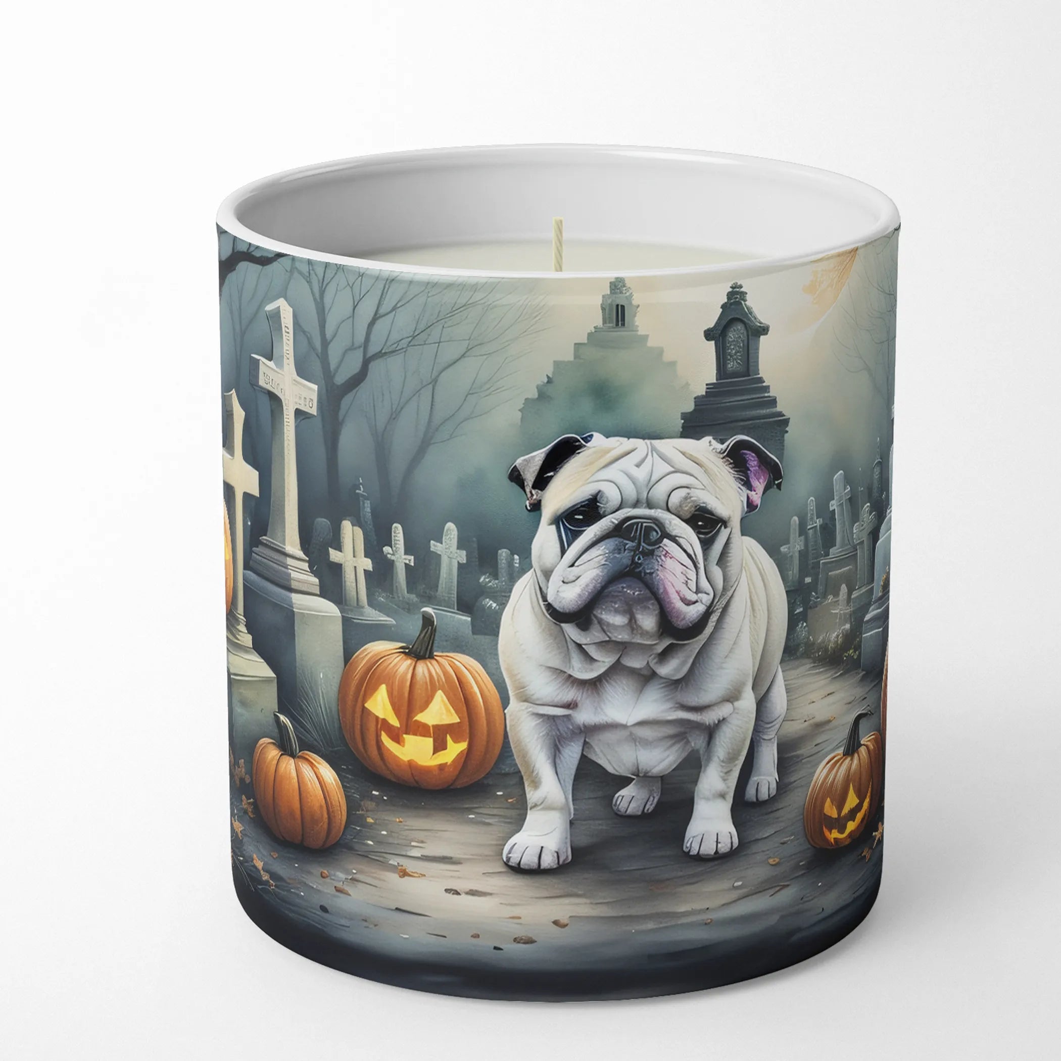 Spooky Halloween Decorative Soy Candle - Size: 10 OZ | Pack Of: 1 | Collection name: Spooky halloween